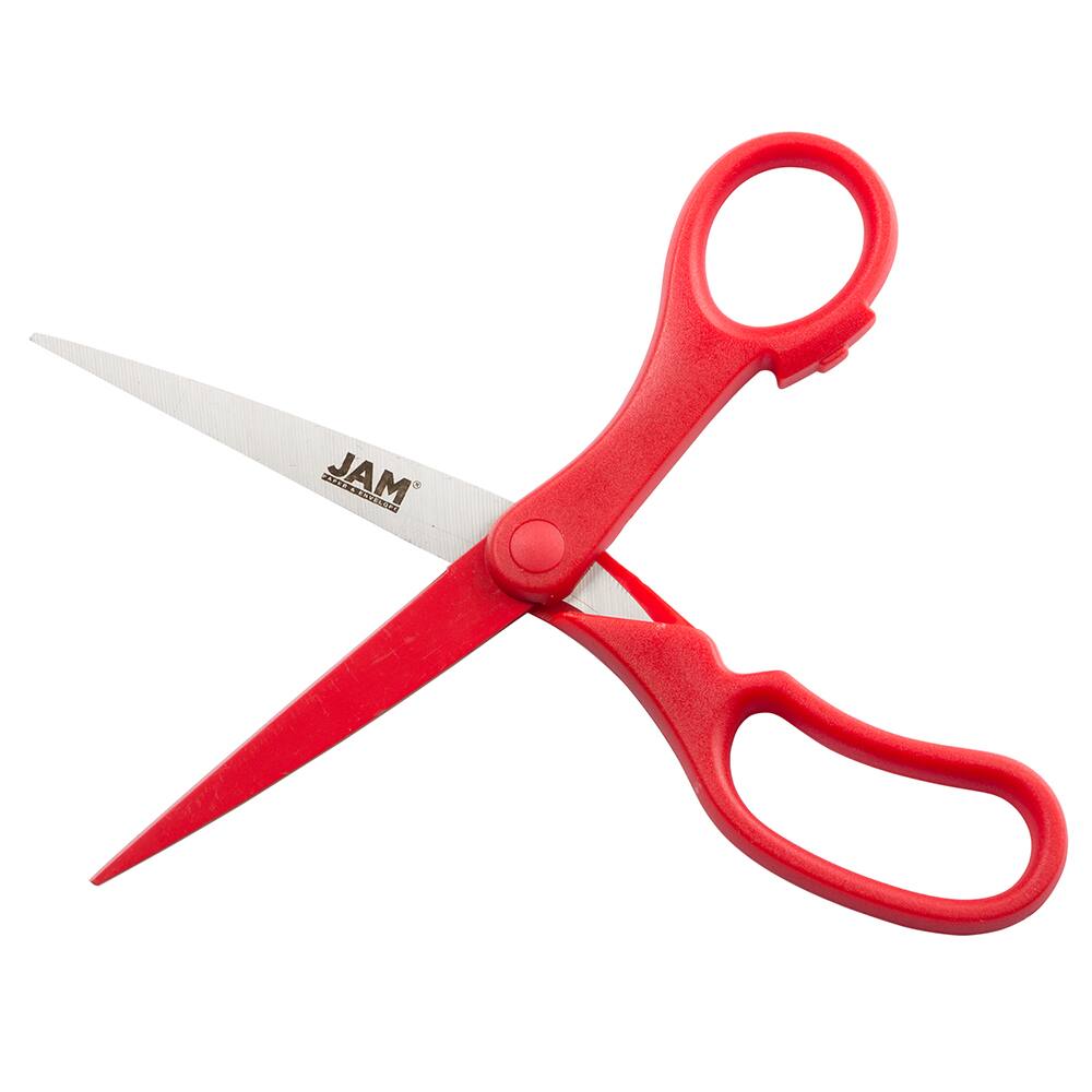 JAM Paper 8" Ergonomic Multi-Purpose Precision Scissors
