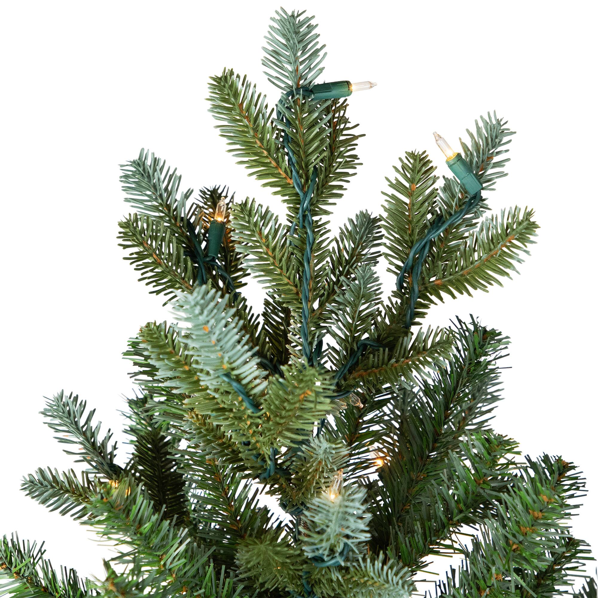 Northlight Real Touch™ 9ft. Pre-Lit Full Spruce Artificial Christmas Tree, Clear Lights