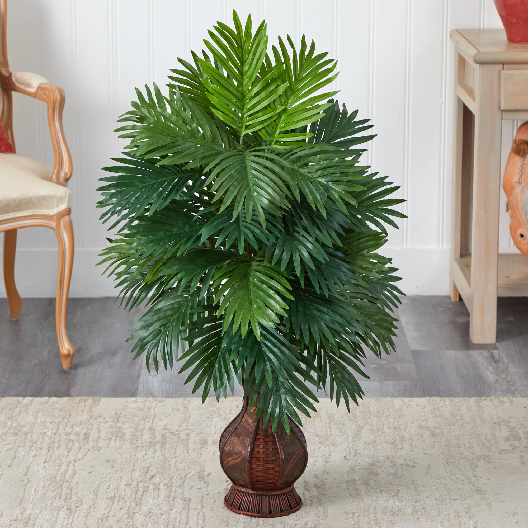 37" Artificial Areca Palm Plant with Urn