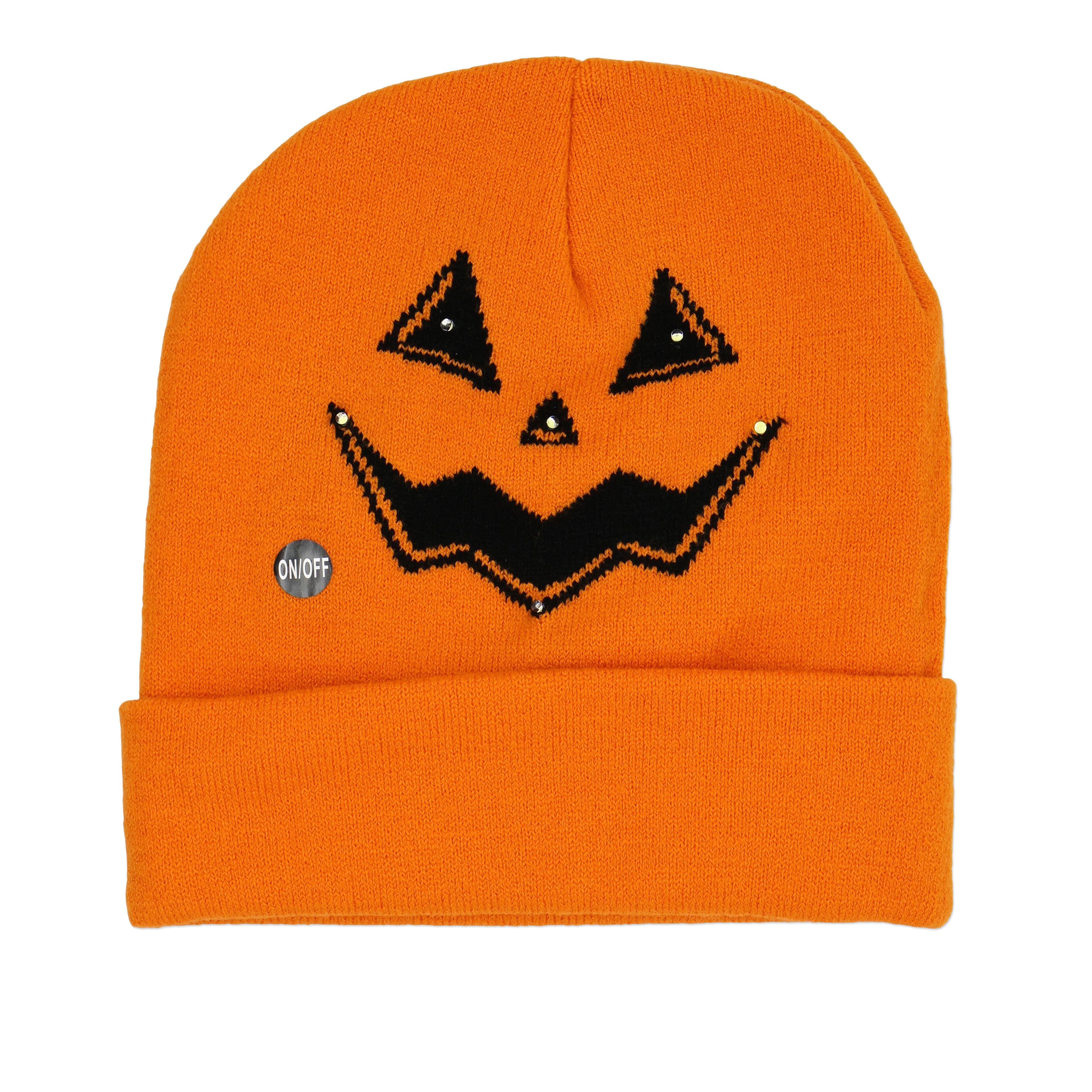 Jack-o'-Lantern Light-Up Beanie by Celebrate It™