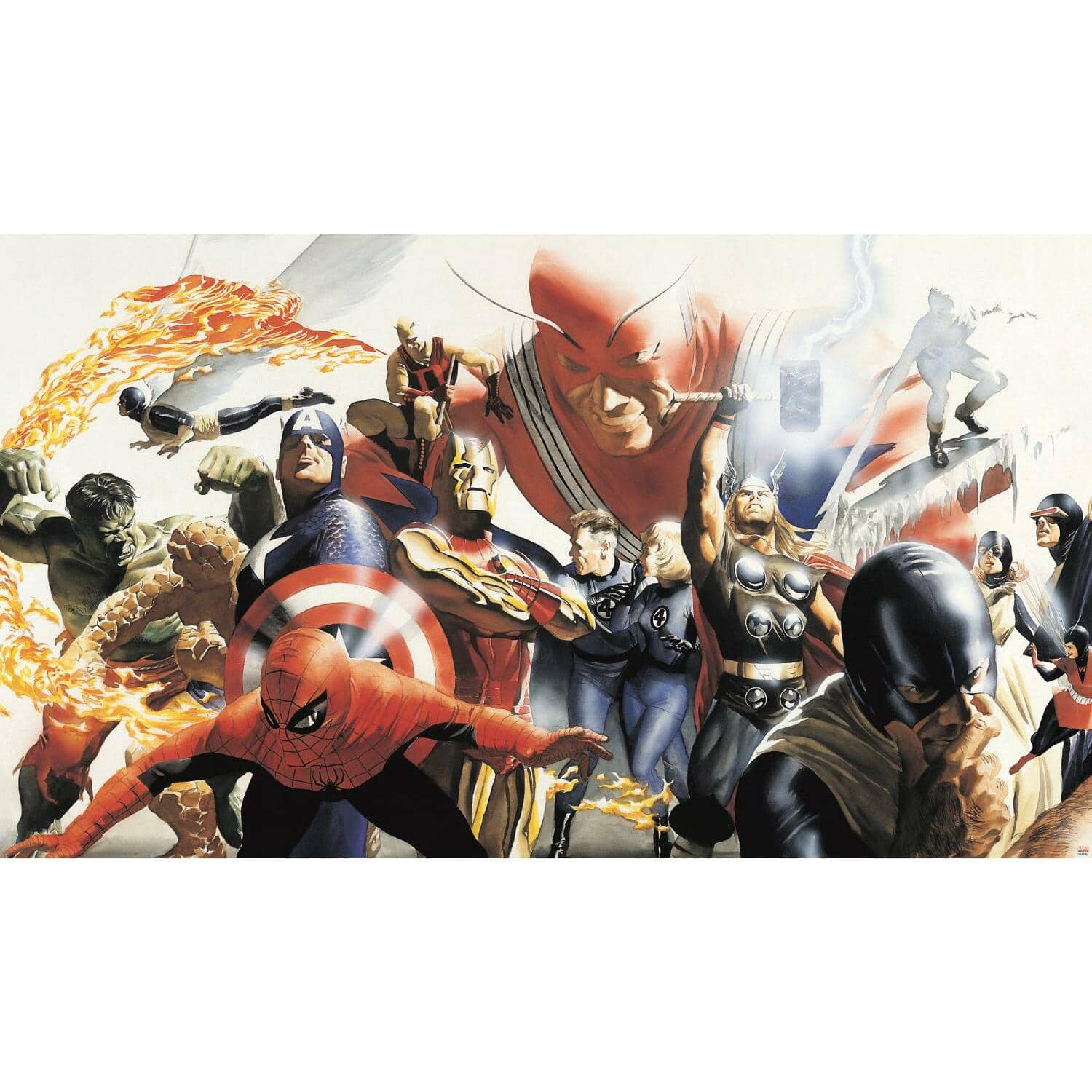 RoomMates Marvel Alex Ross Peel & Stick Wallpaper Mural