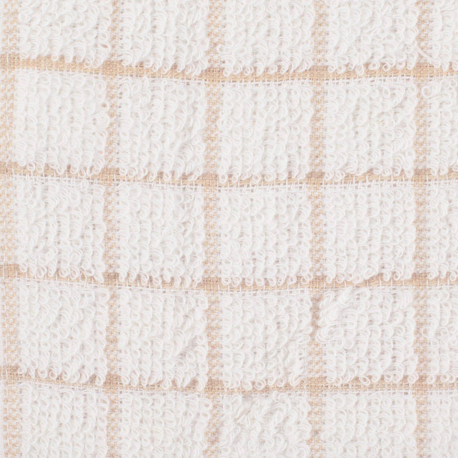 DII® Pebble & White Windowpane Terry Dishcloths, 6ct.