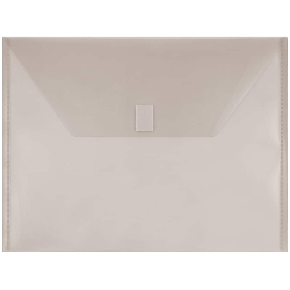 JAM Paper 9.75" x 13" Plastic Hook & Loop Closure Envelopes, 12ct.