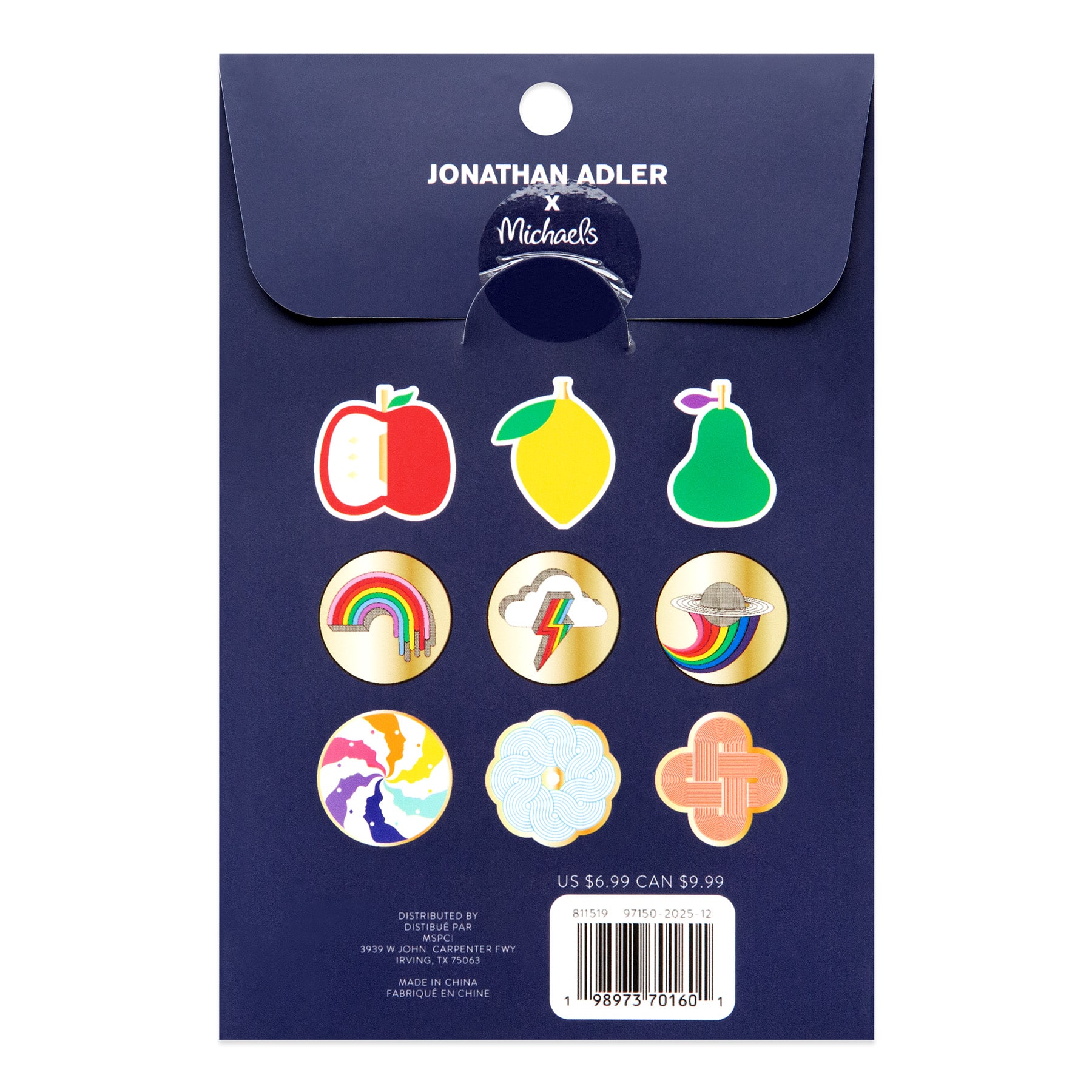 Jonathan Adler x Michaels Modern Maker Vinyl Stickers