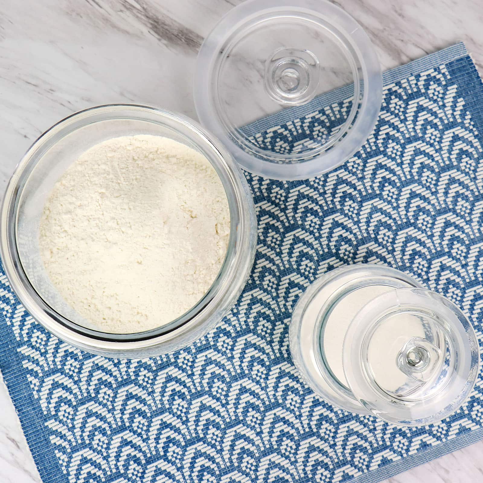 Martha Stewart Clear Glass Canister Set