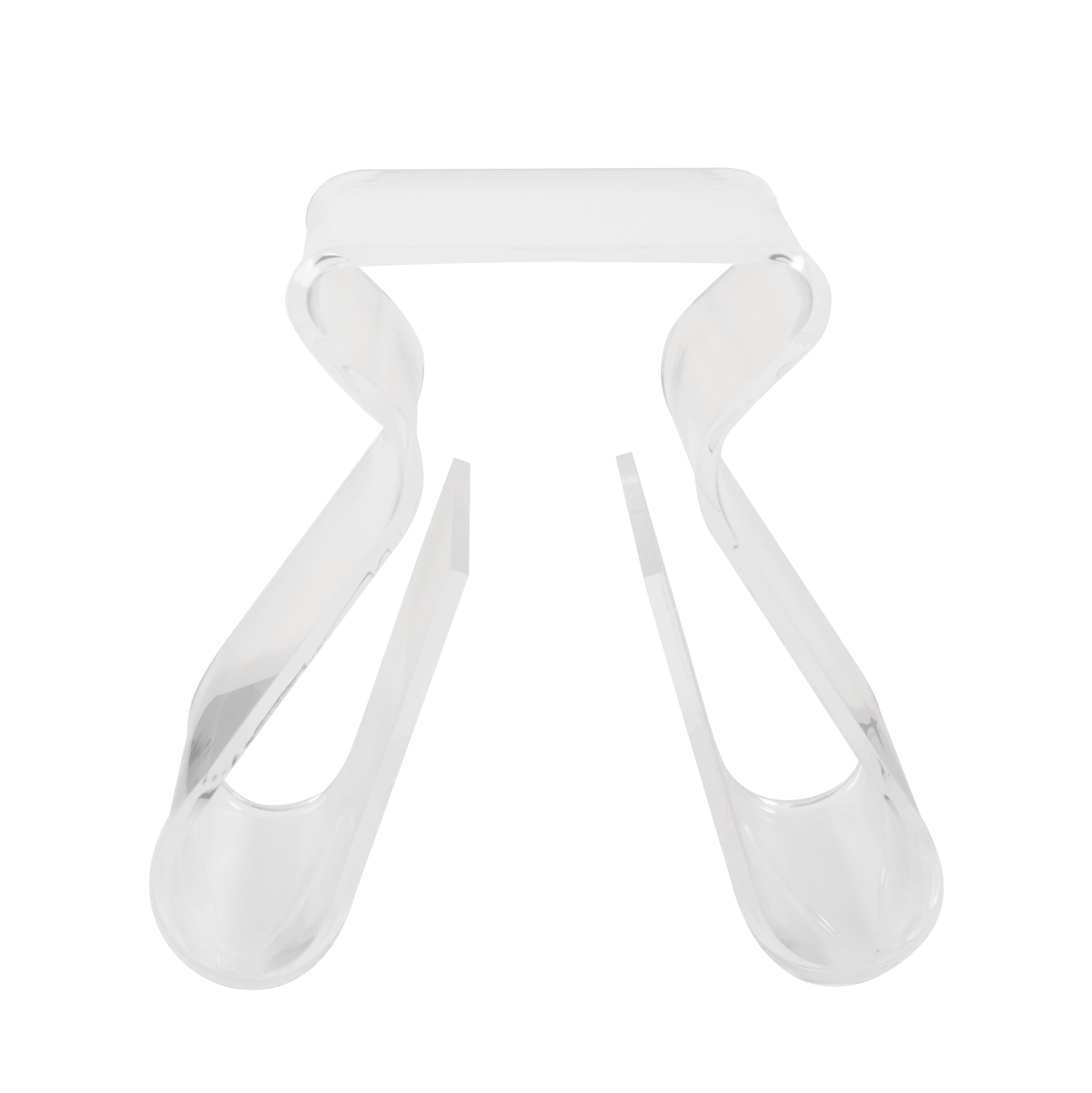 Umbra 17" x 17" Clear Magino Stool with Magazine Rack