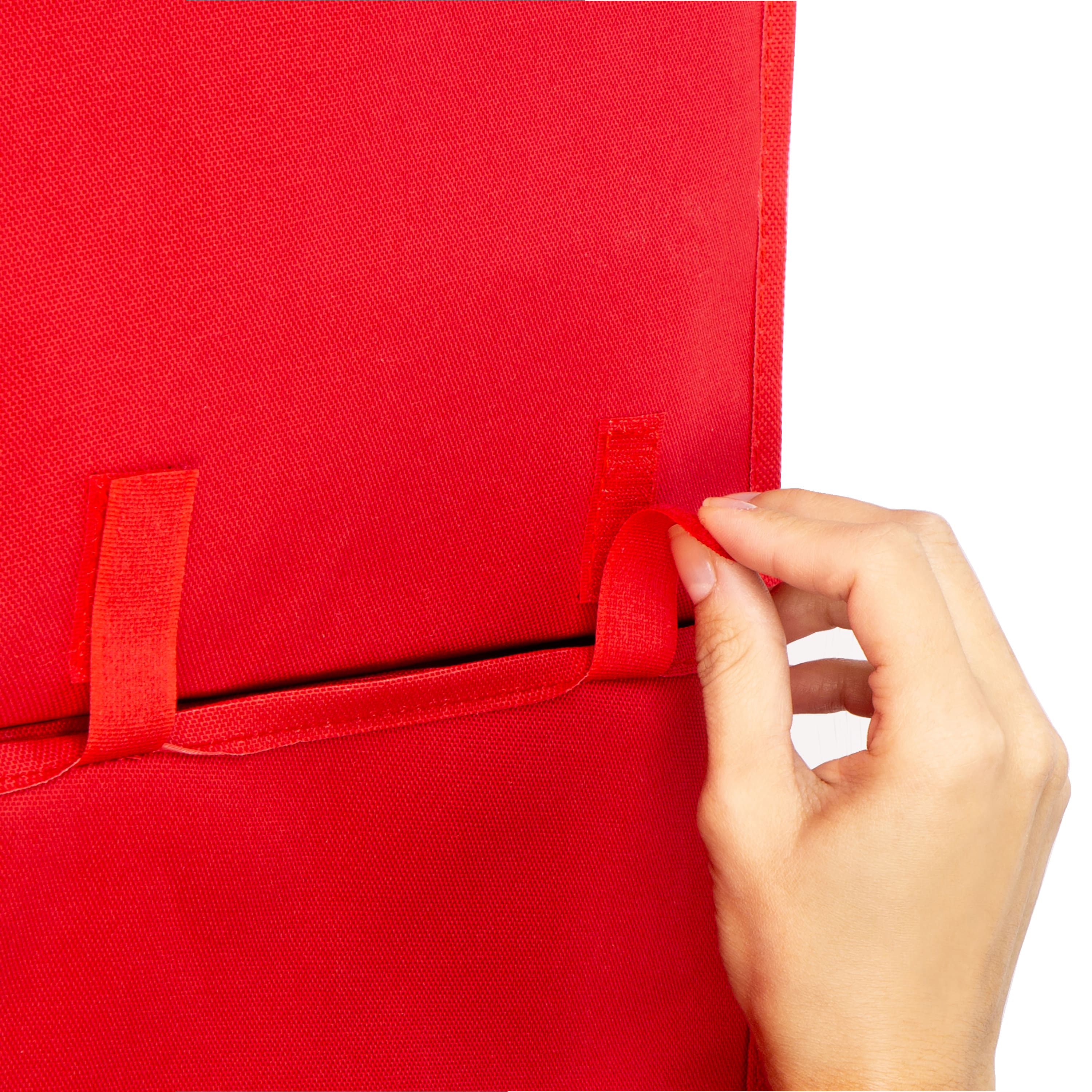 Simplify Red Stackable Christmas Tree Light Organizer Box