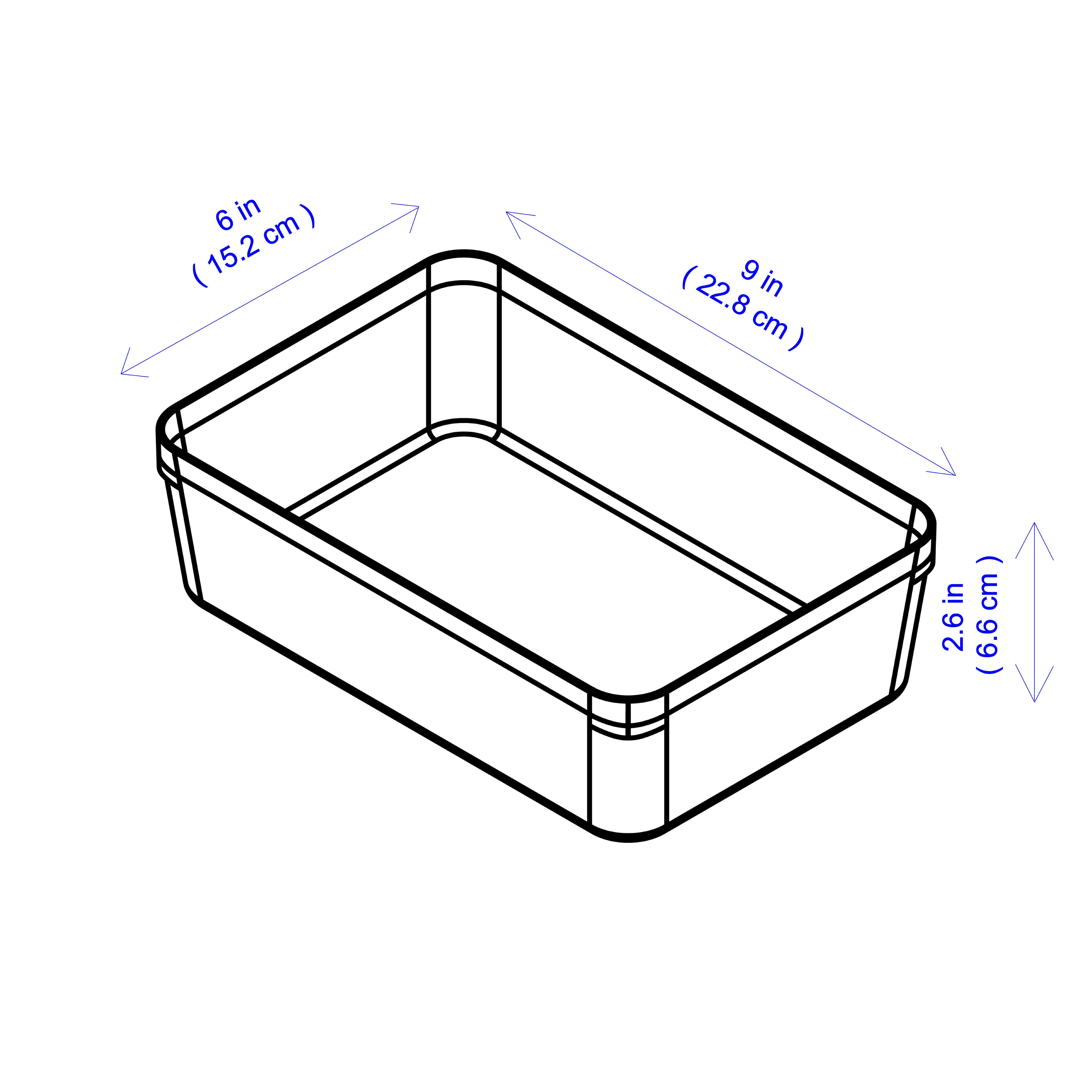 6" x 9" Drawer Organizers, 2ct. by Simply Tidy™