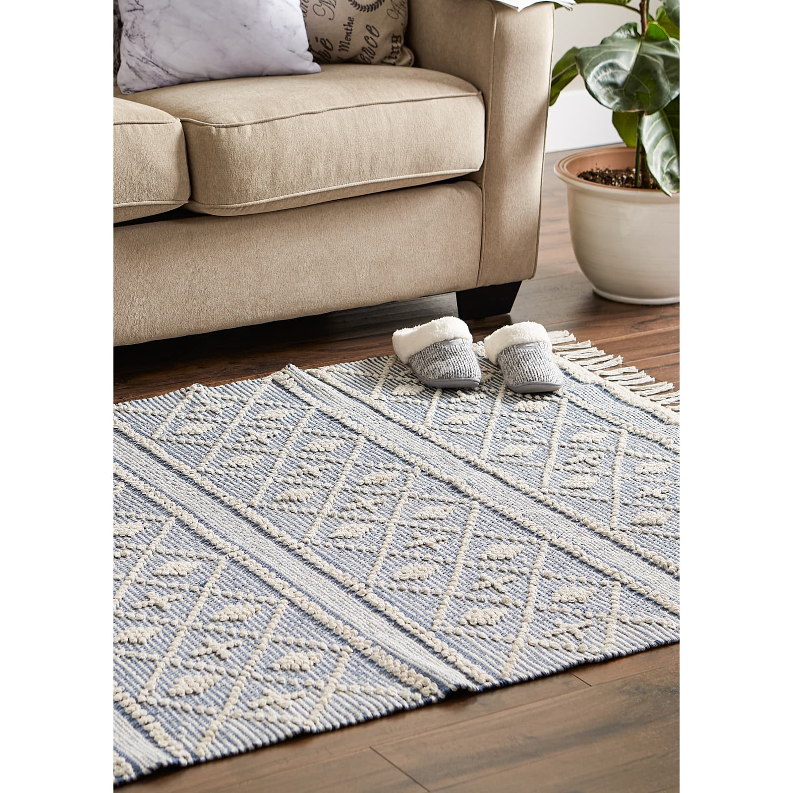 DII® Textured Hand-Loomed Rug