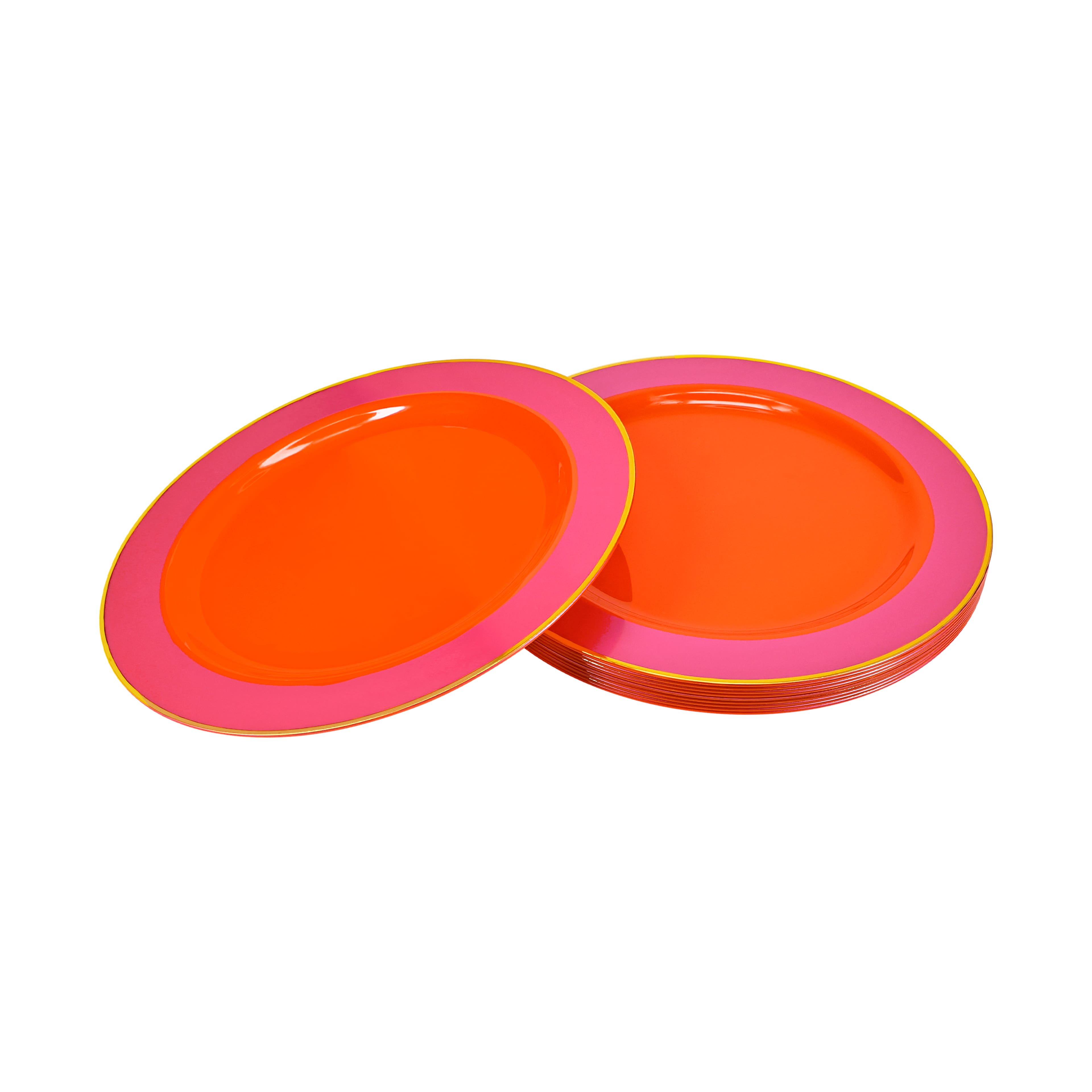 10" Pink Jungle Plastic Dinner Plates, 10ct. by Celebrate It™
