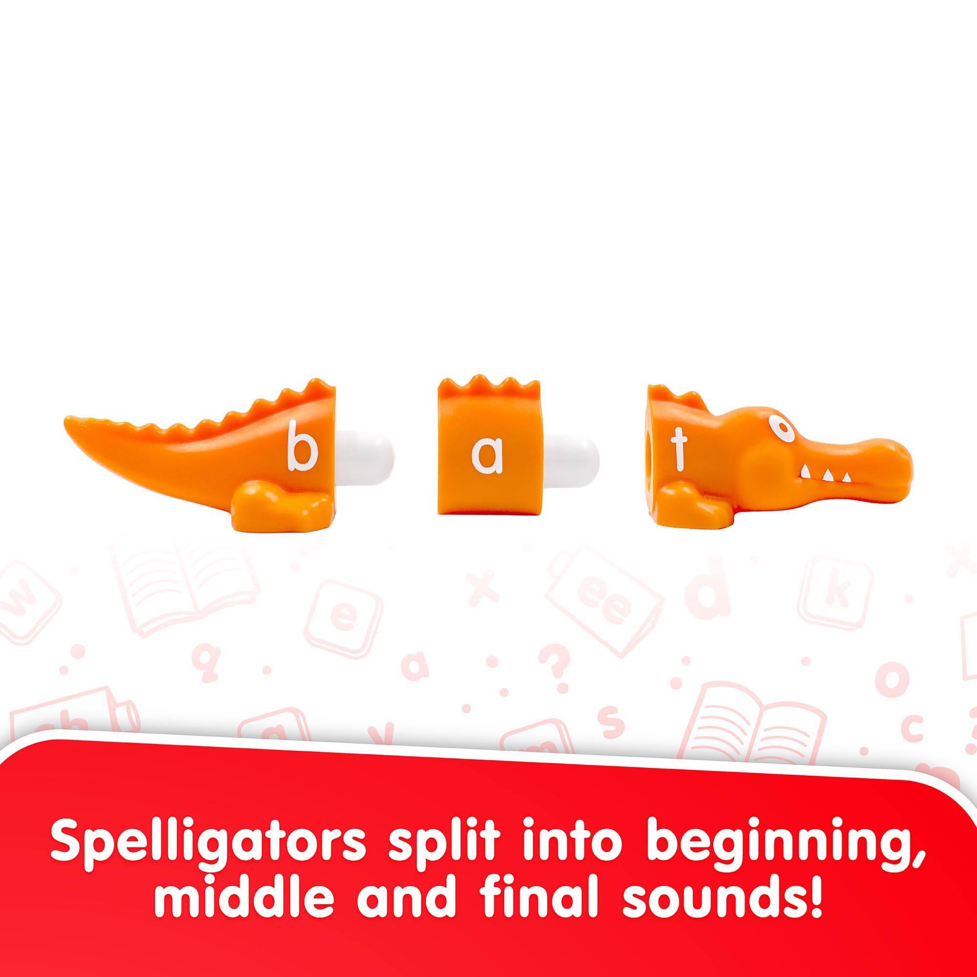 Junior Learning® CVC Spelligators Word Building Set