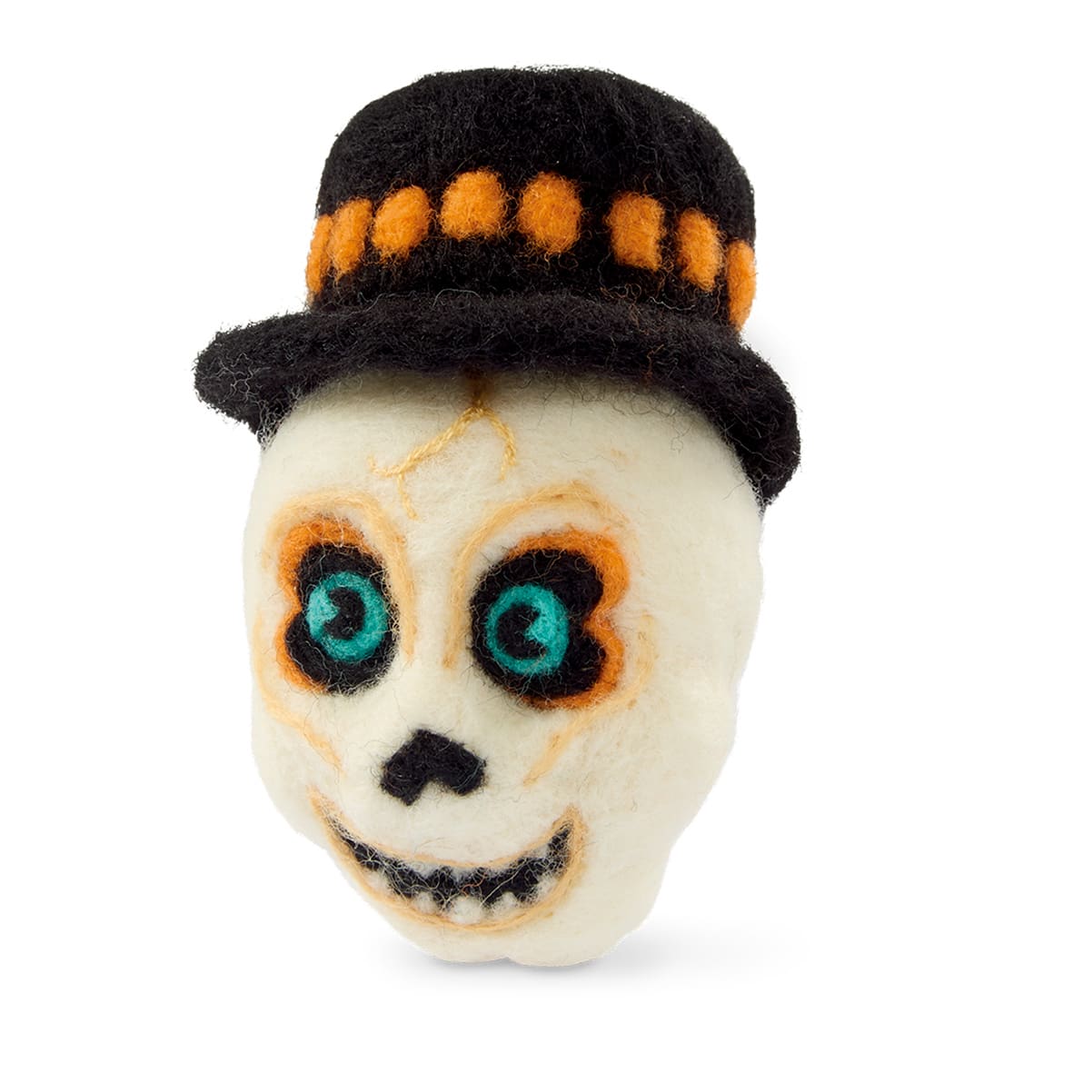 Skull with Top Hat Halloween Needle Felting Kit by Loops & Threads®