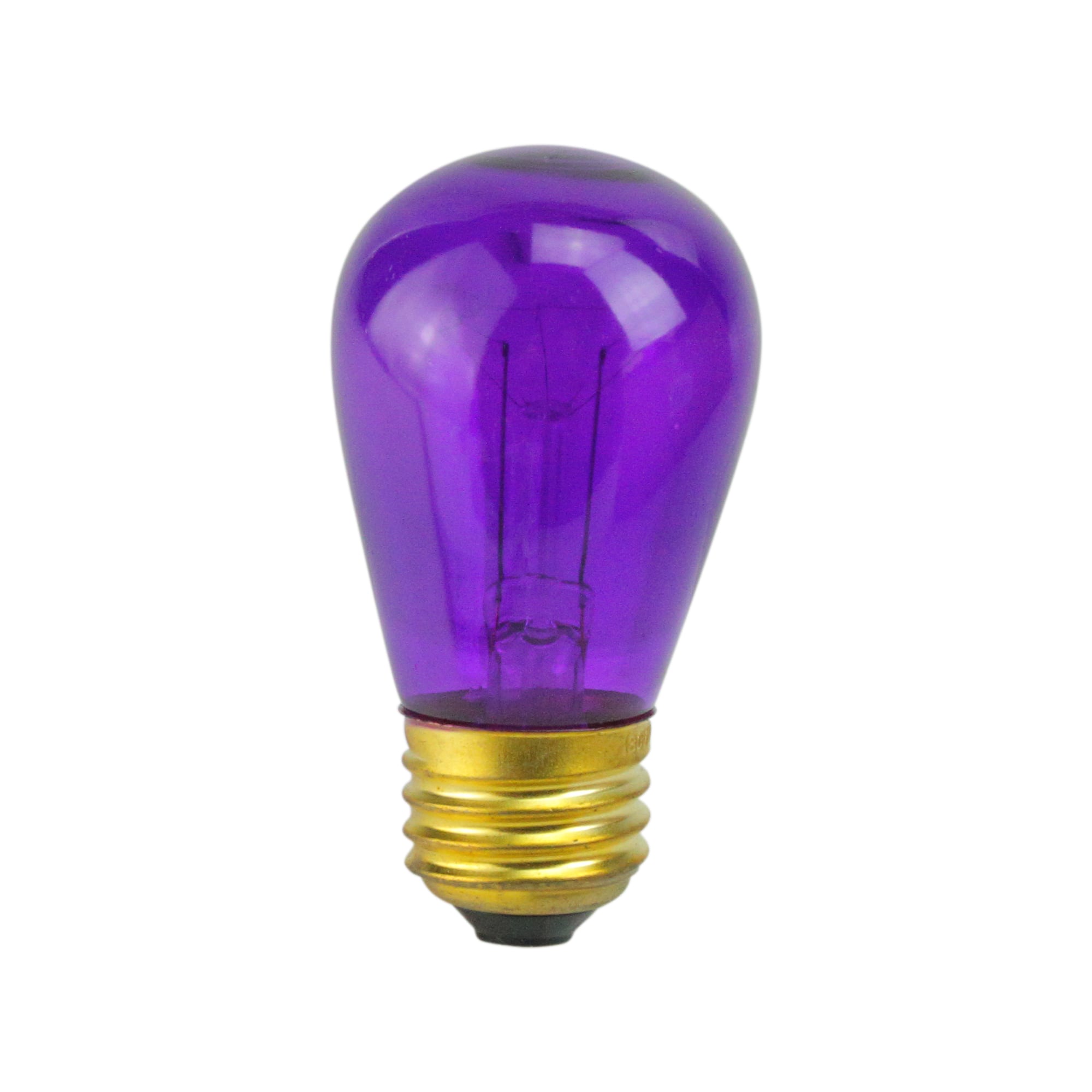 Transparent Incandescent S14 Replacement Christmas Bulbs