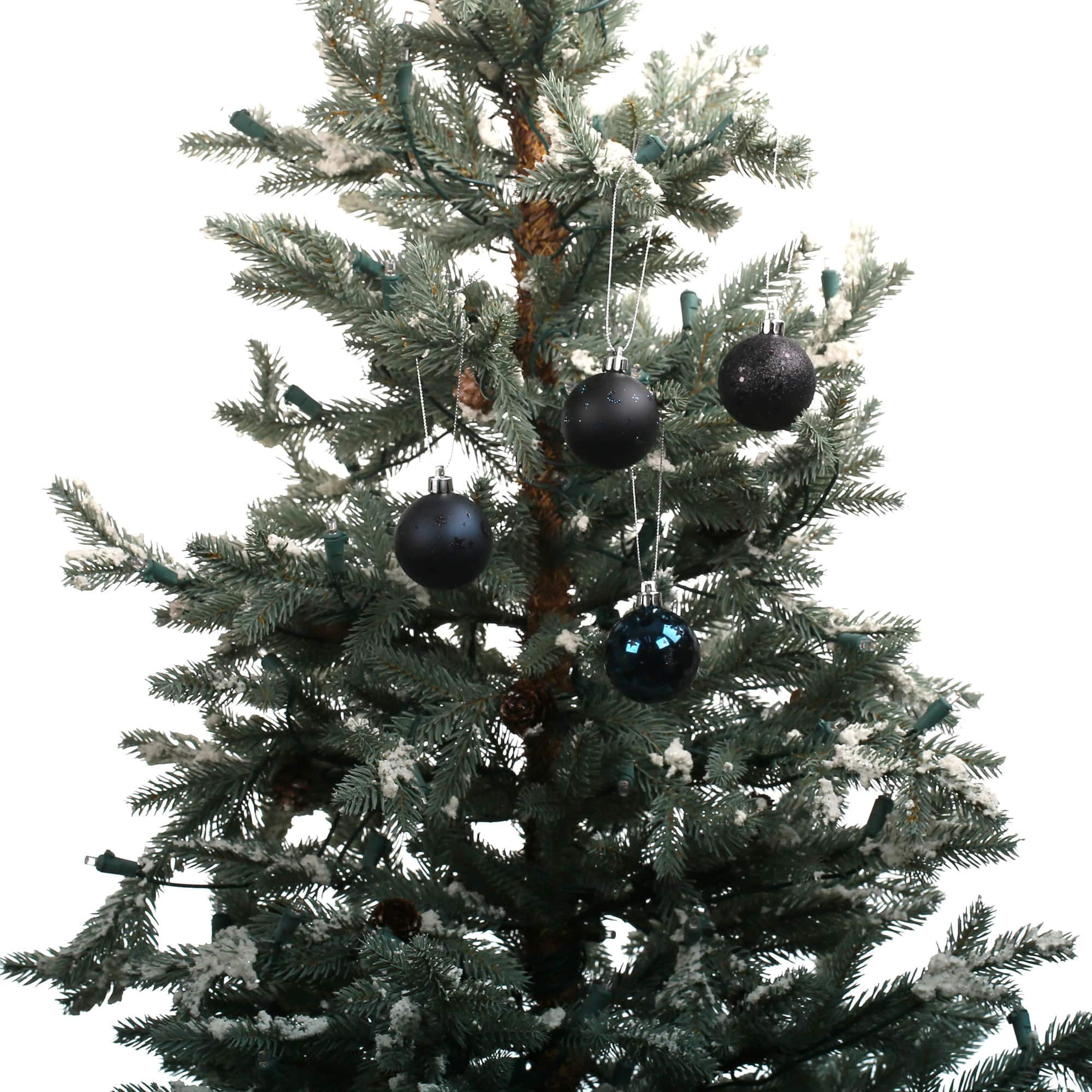 6 Pack 45mm Black Celestial Halloween Ball Ornaments by Ashland®