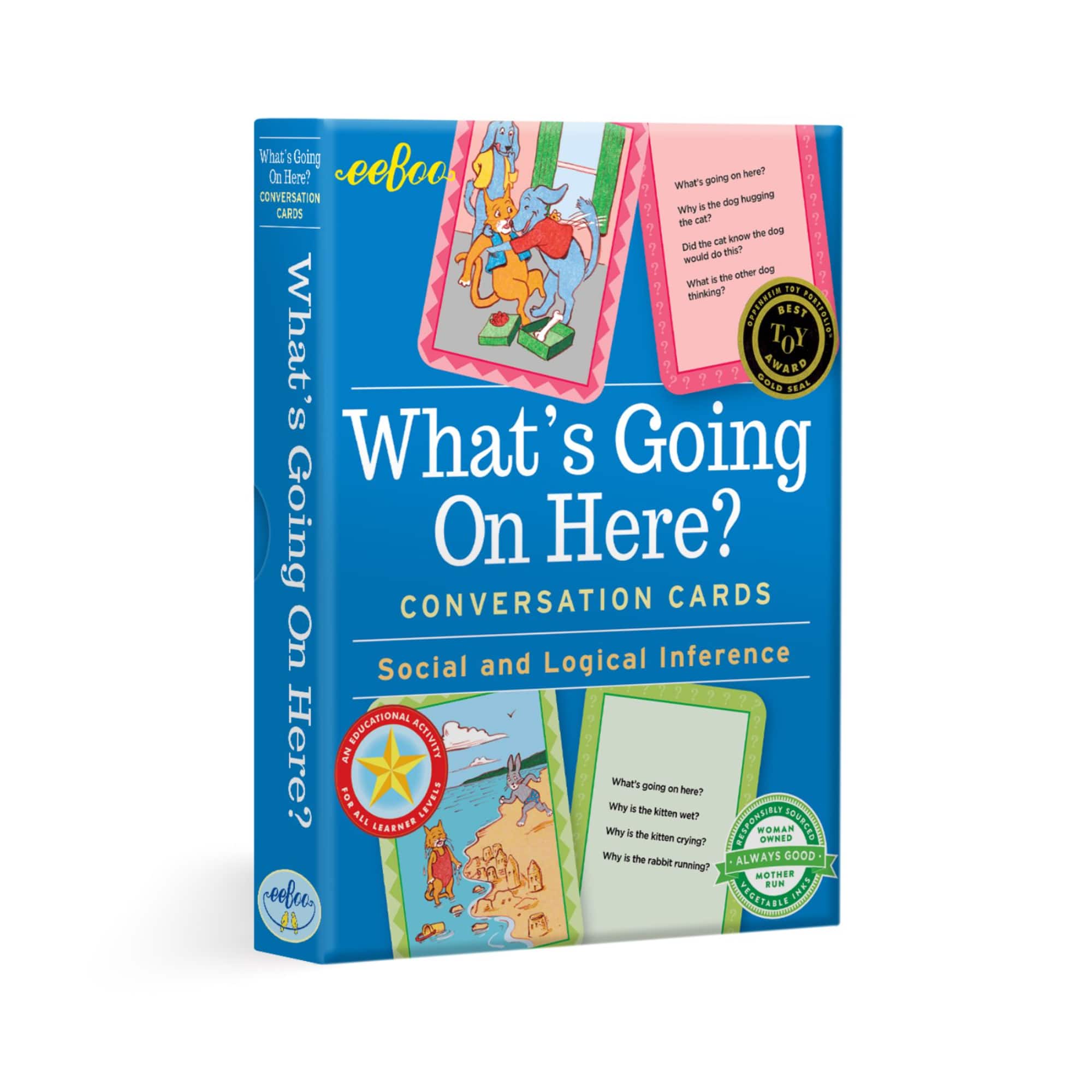 eeBoo What's Going On Here? Conversation Flashcards