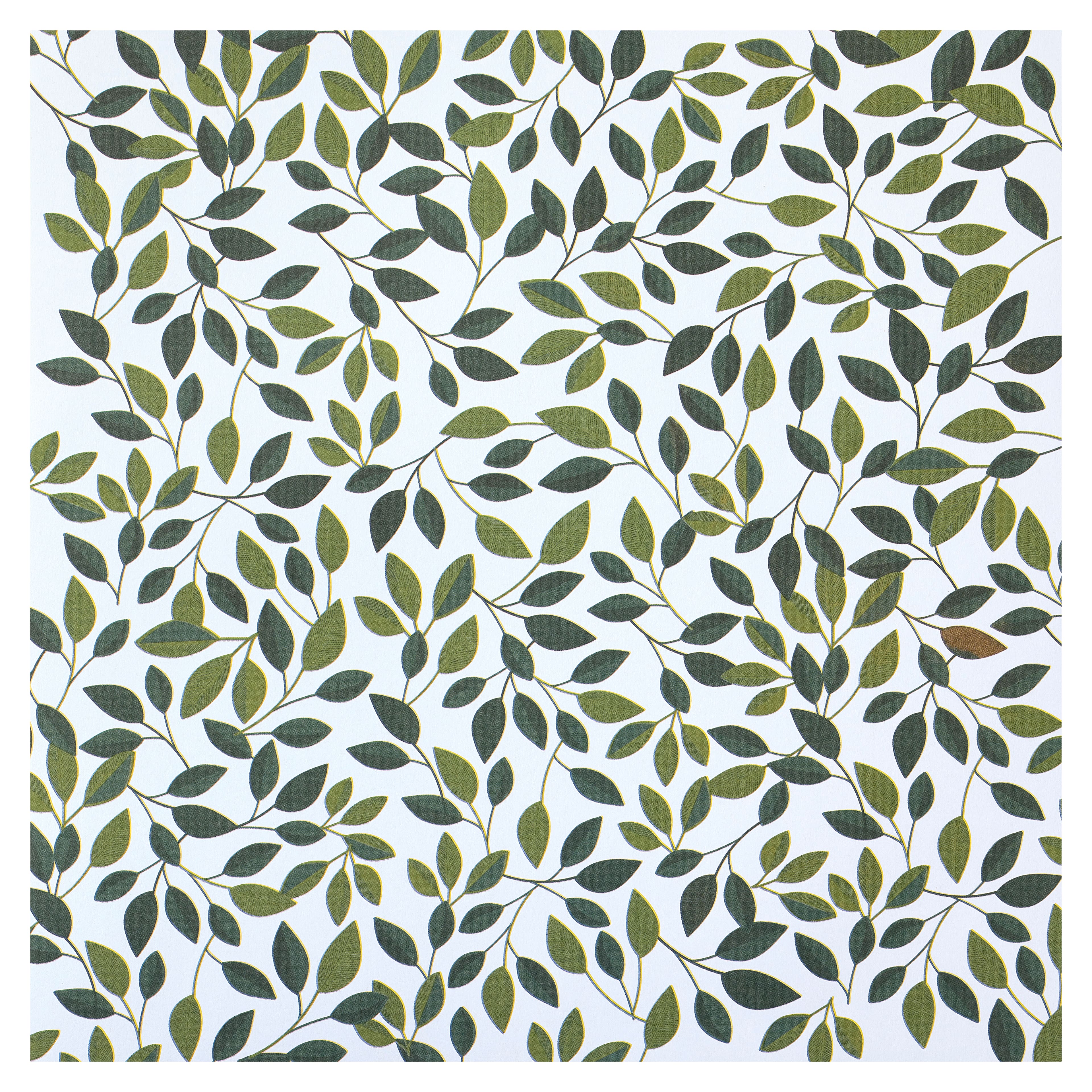 48 Pack: Green Leaf Vines Cardstock Paper by Recollections™, 12" x 12"