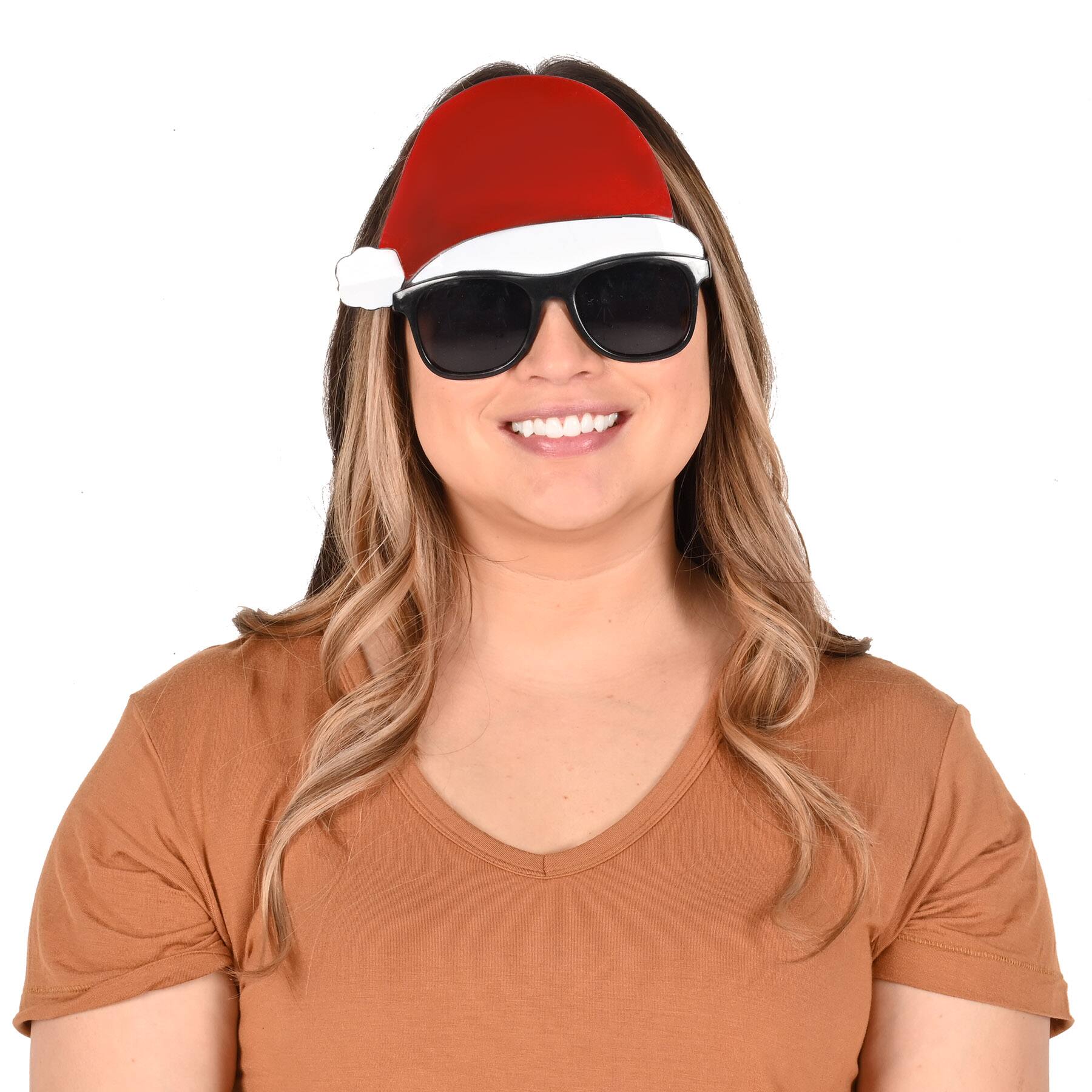 Beistle Santa Hat Novelty Glasses, 2ct.