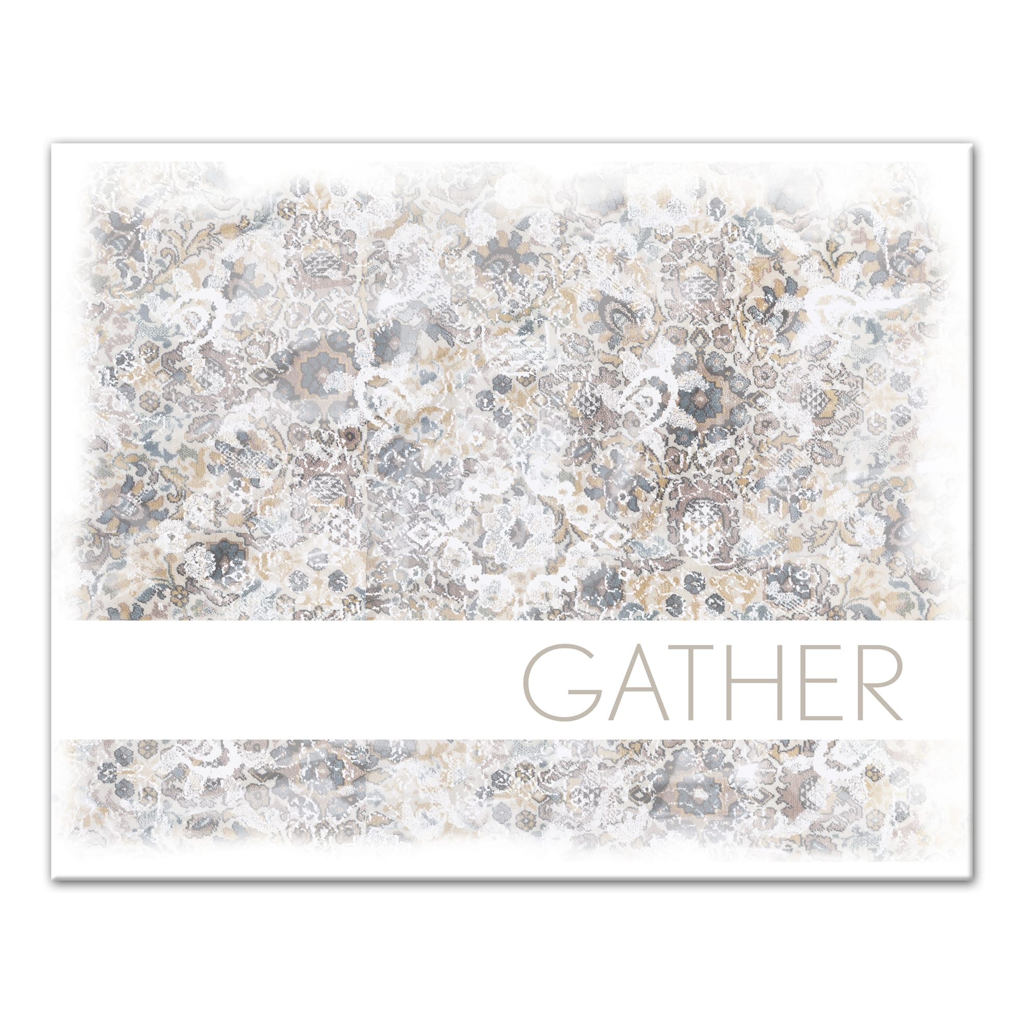 Faded Gather Canvas Wall Art