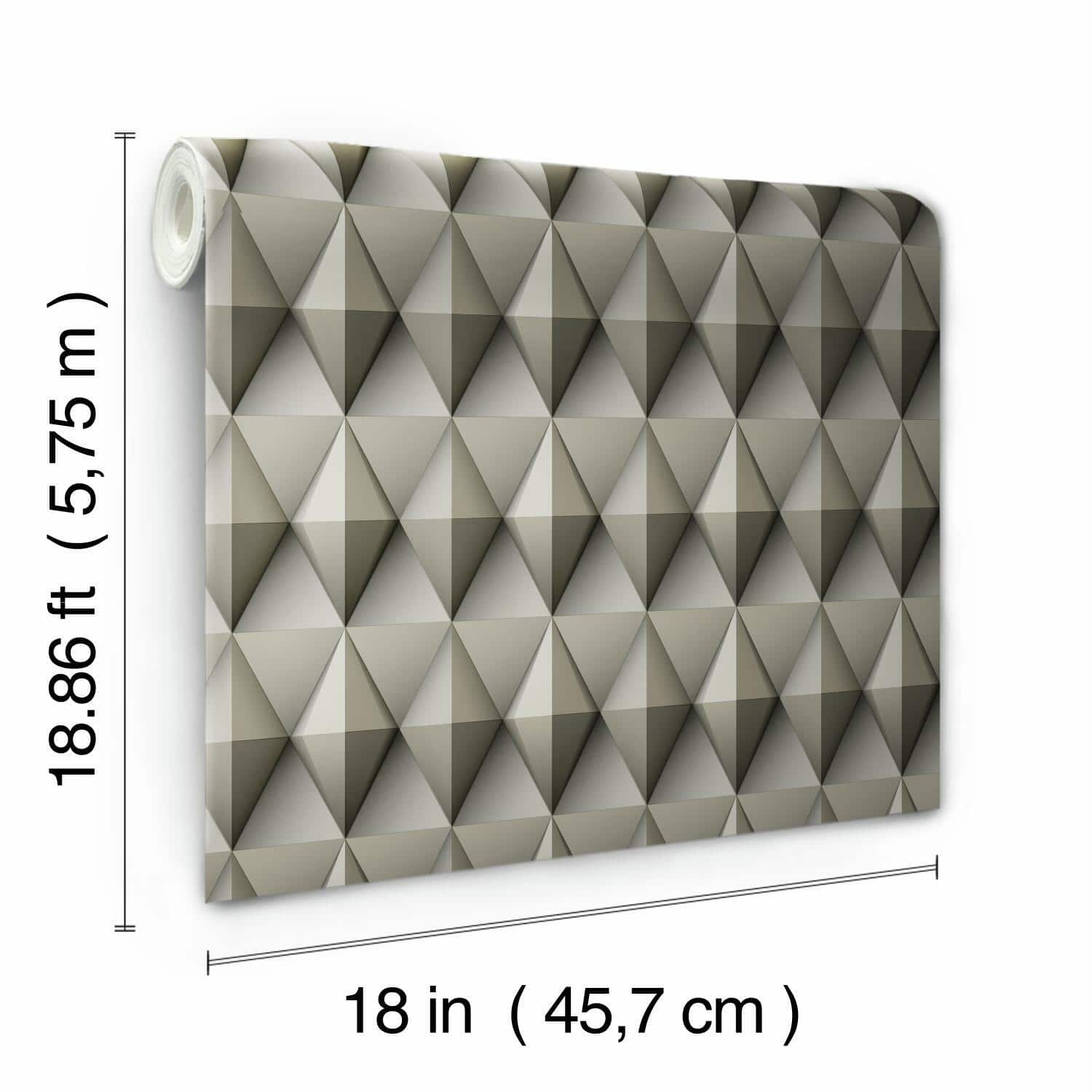 RoomMates Paragon Geometric Peel & Stick Wallpaper