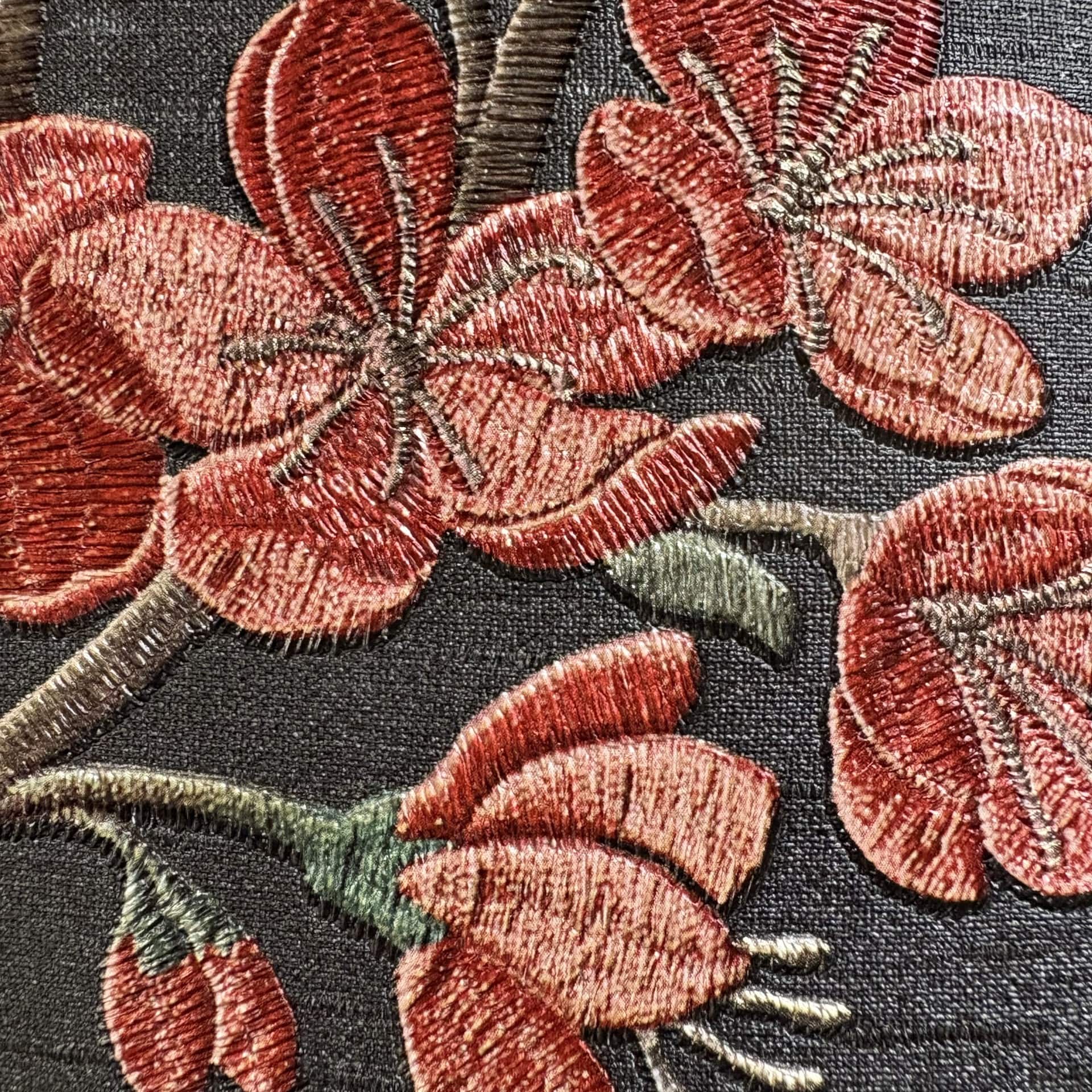 Designs Direct Embroidered Cherry Bloom Wallpaper