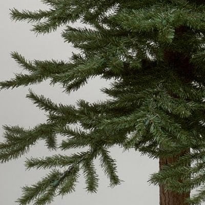 4ft., 5ft. & 6ft. Unlit Natural Bark Alpine Artificial Christmas Tree Set