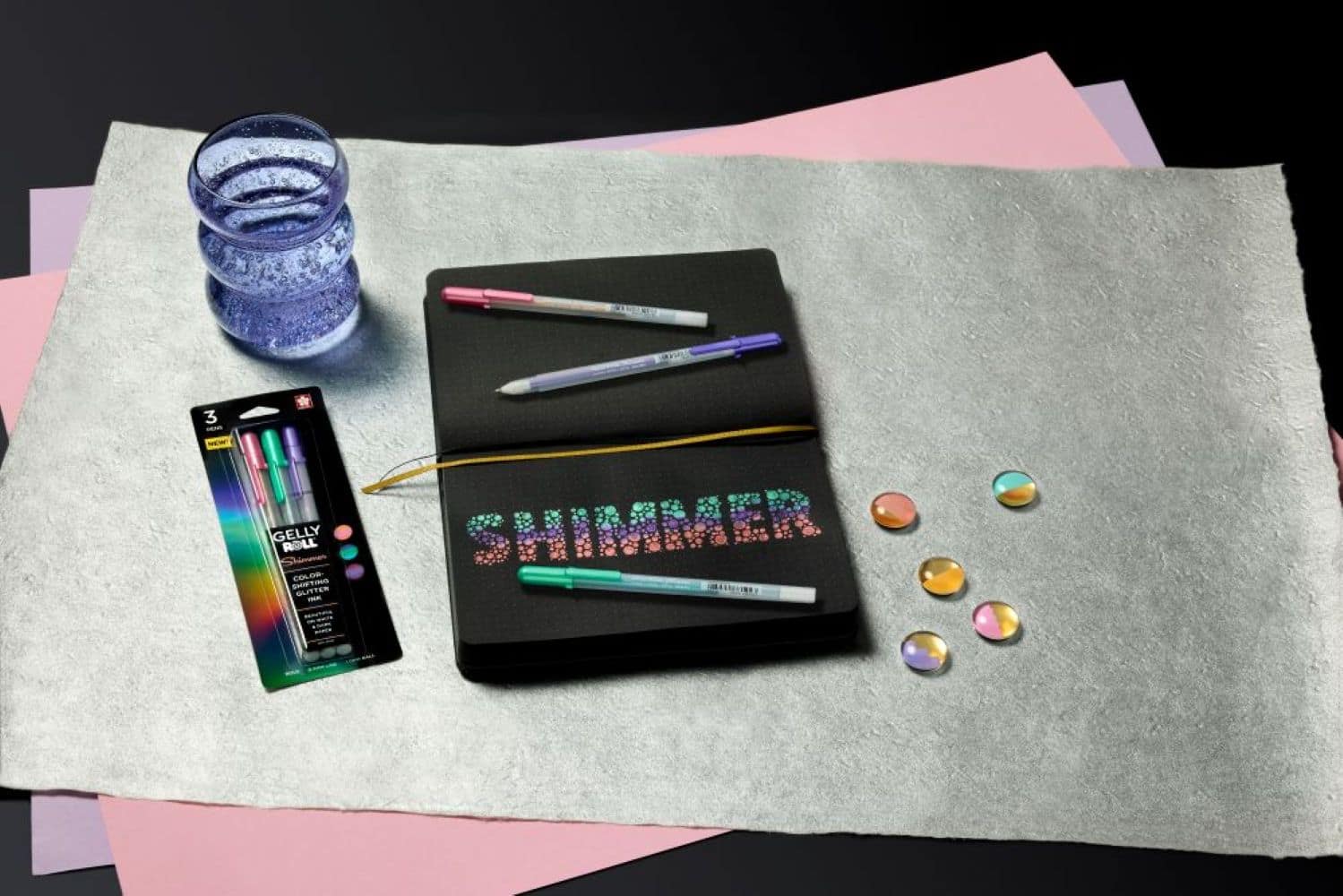 Sakura® Gelly Roll® Shimmer 0.5mm Bold Nebular Gel Pen Set
