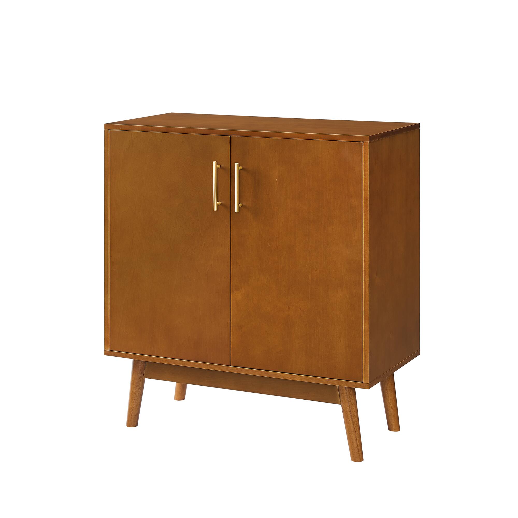 Walker Edison Acorn Mid-Century Modern Accent Cabinet