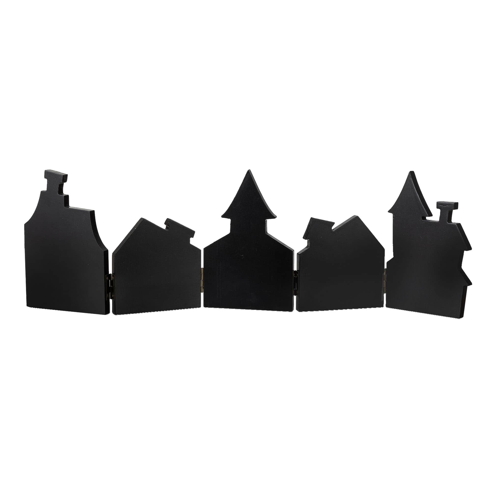 Glitzhome® 24.75" Halloween Wooden House Table Decor