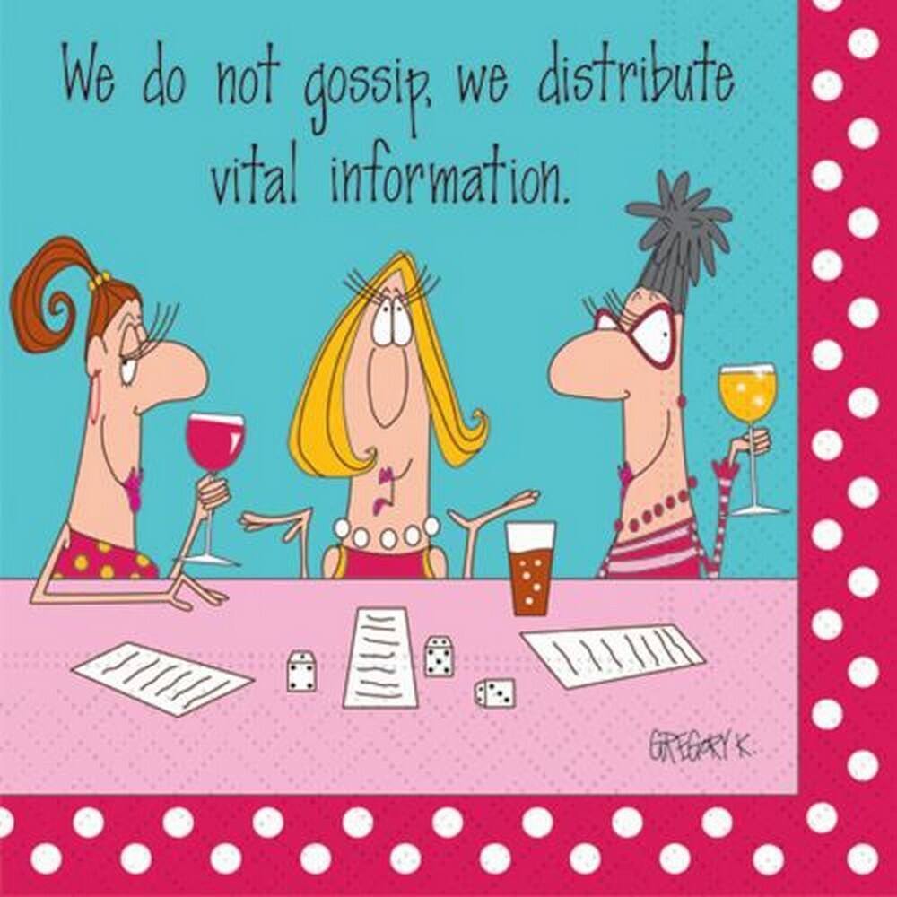 JAM Paper Vital Information Cocktail Napkins, 40ct.