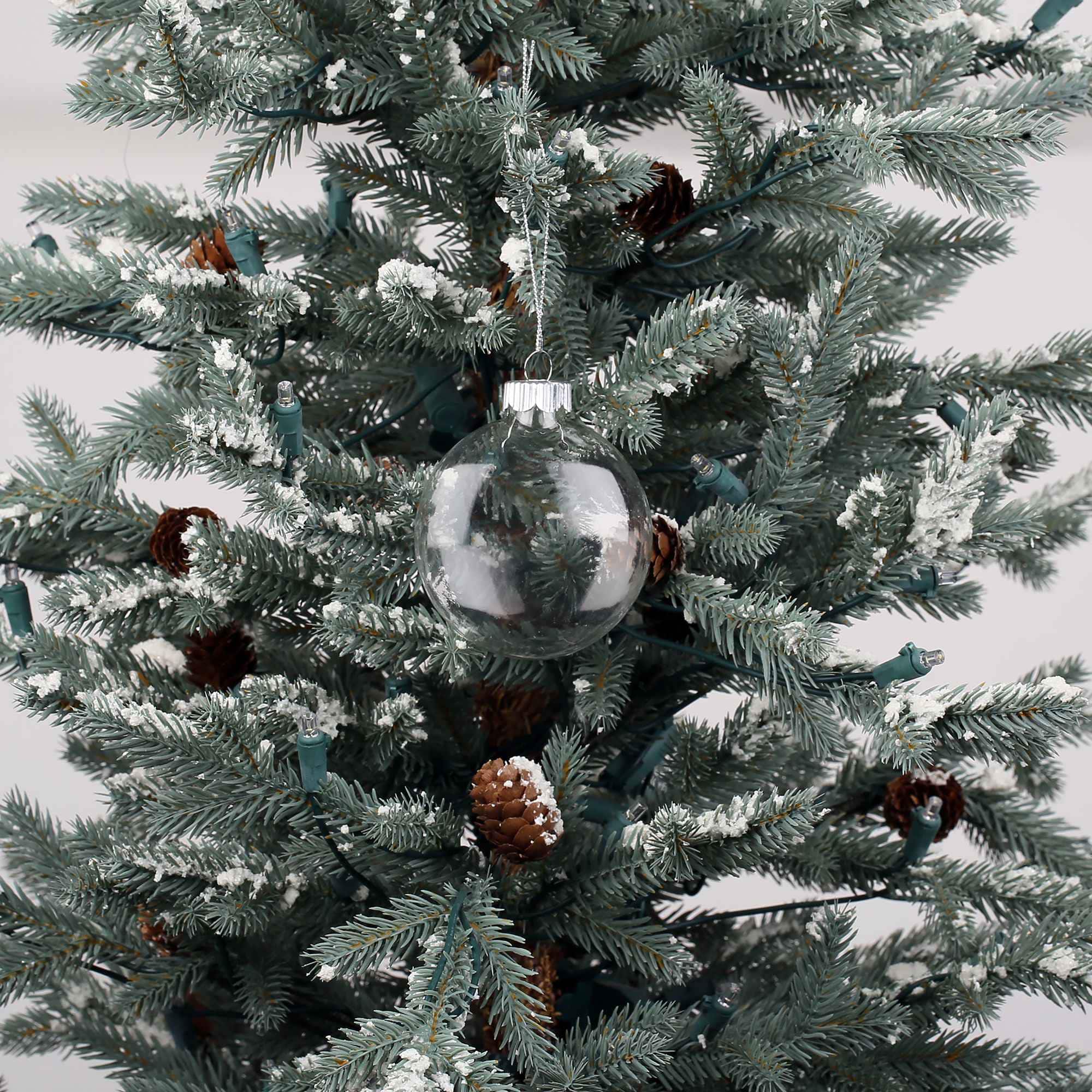 4 Pack 3.25" DIY Glass Disc Ornaments by Make Market®