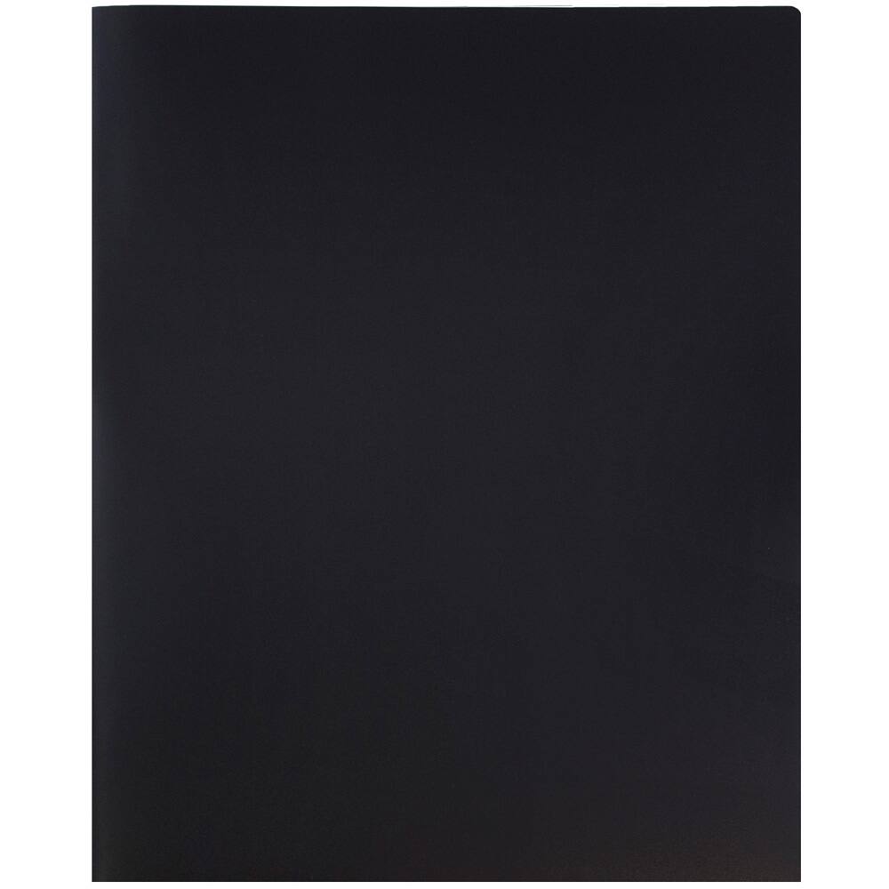 JAM Paper 9.5" x 11.5" Plastic 2 Pocket School POP Folders, 6ct.