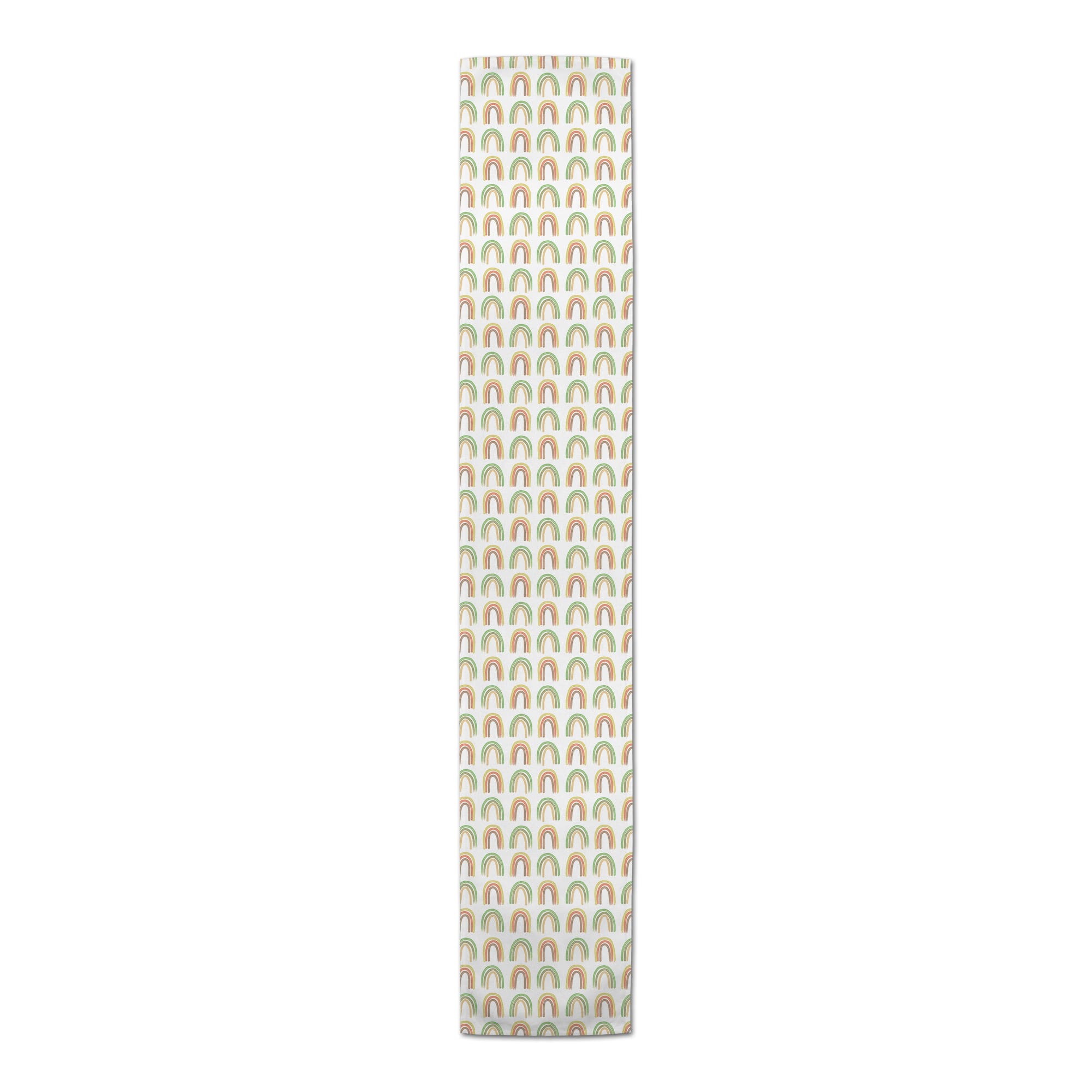 Straight Rainbow Pattern 16" x 90" Cotton Twill Runner