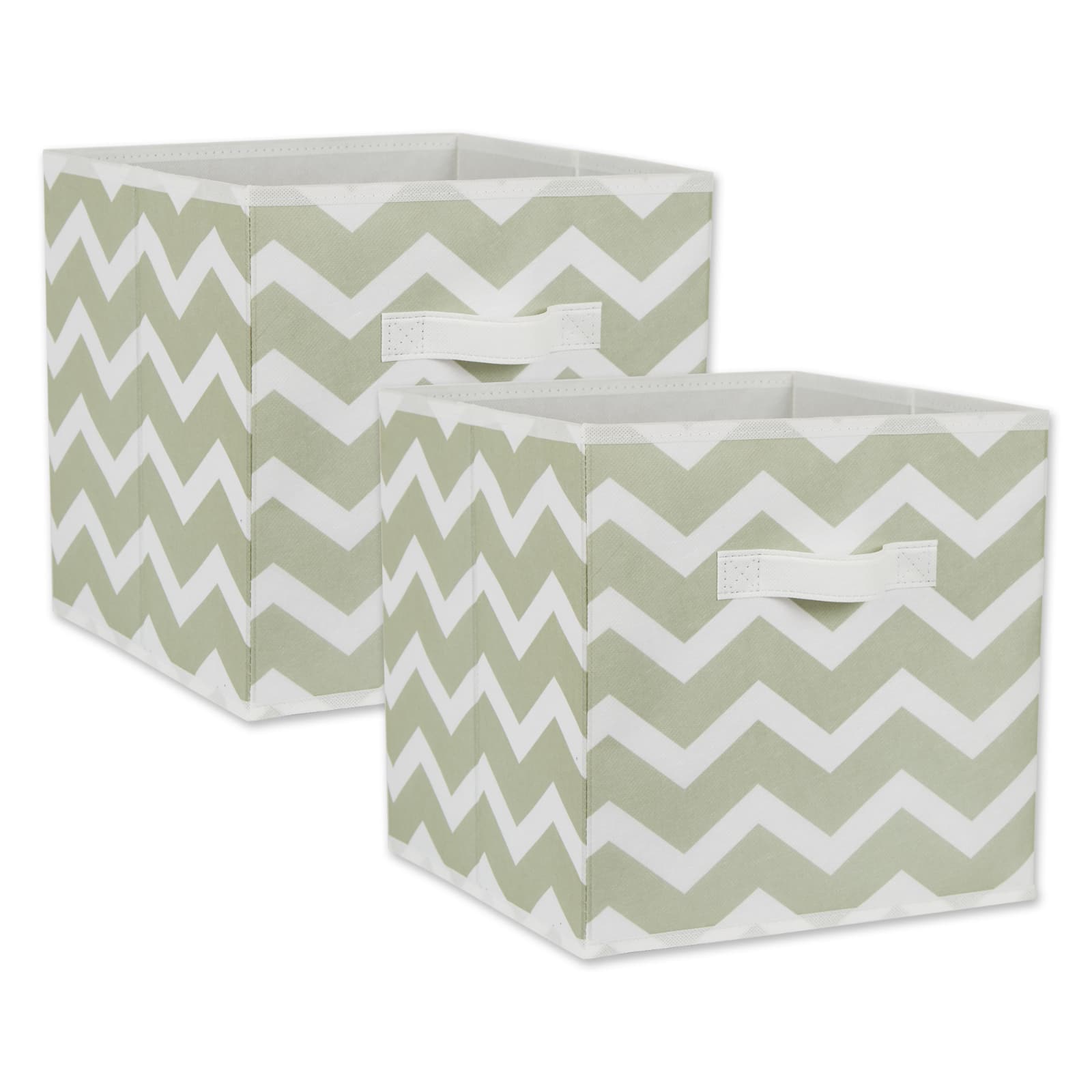 DII® 11" Nonwoven Polyester Chevron Storage Cubes