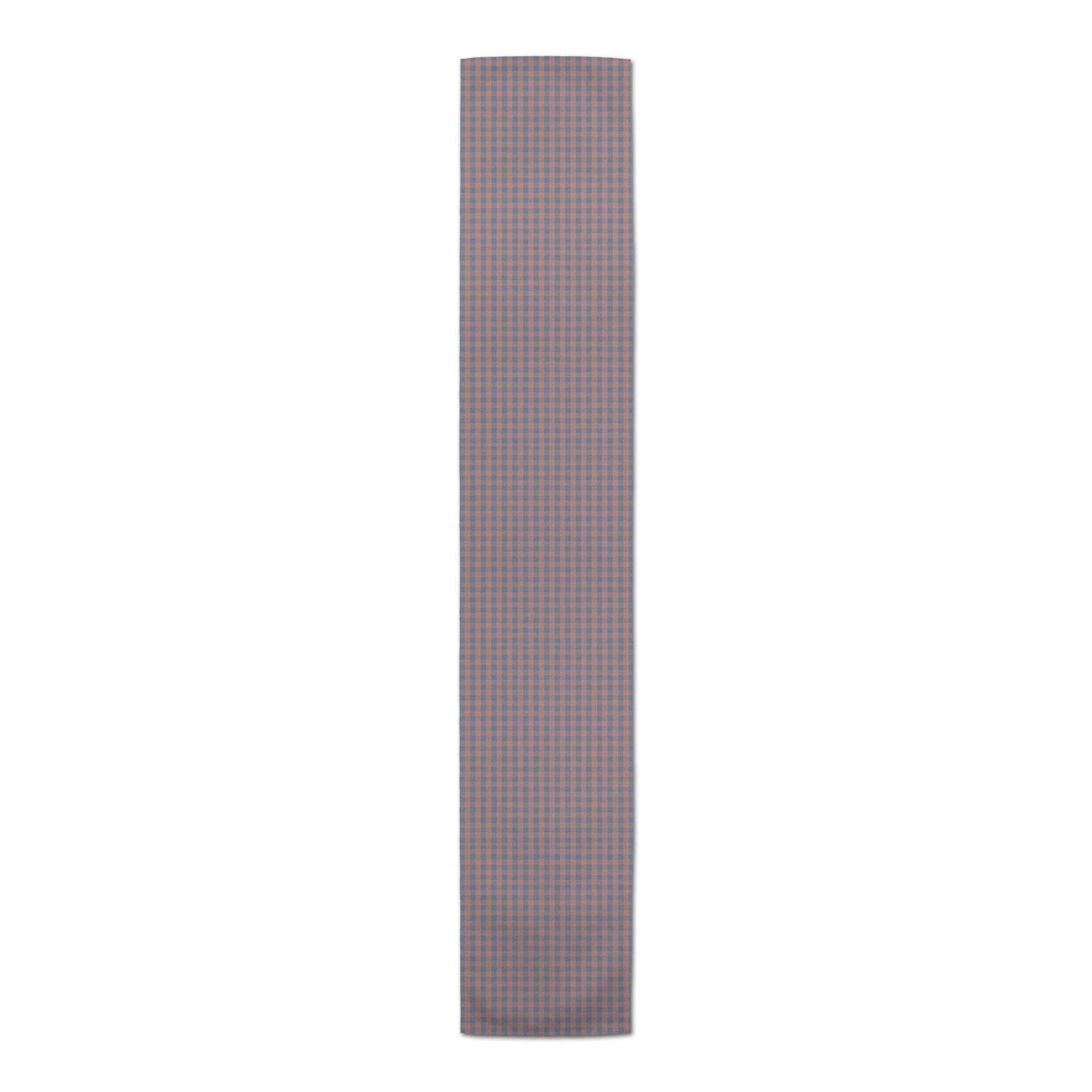 Plaid Cotton Twill Table Runner
