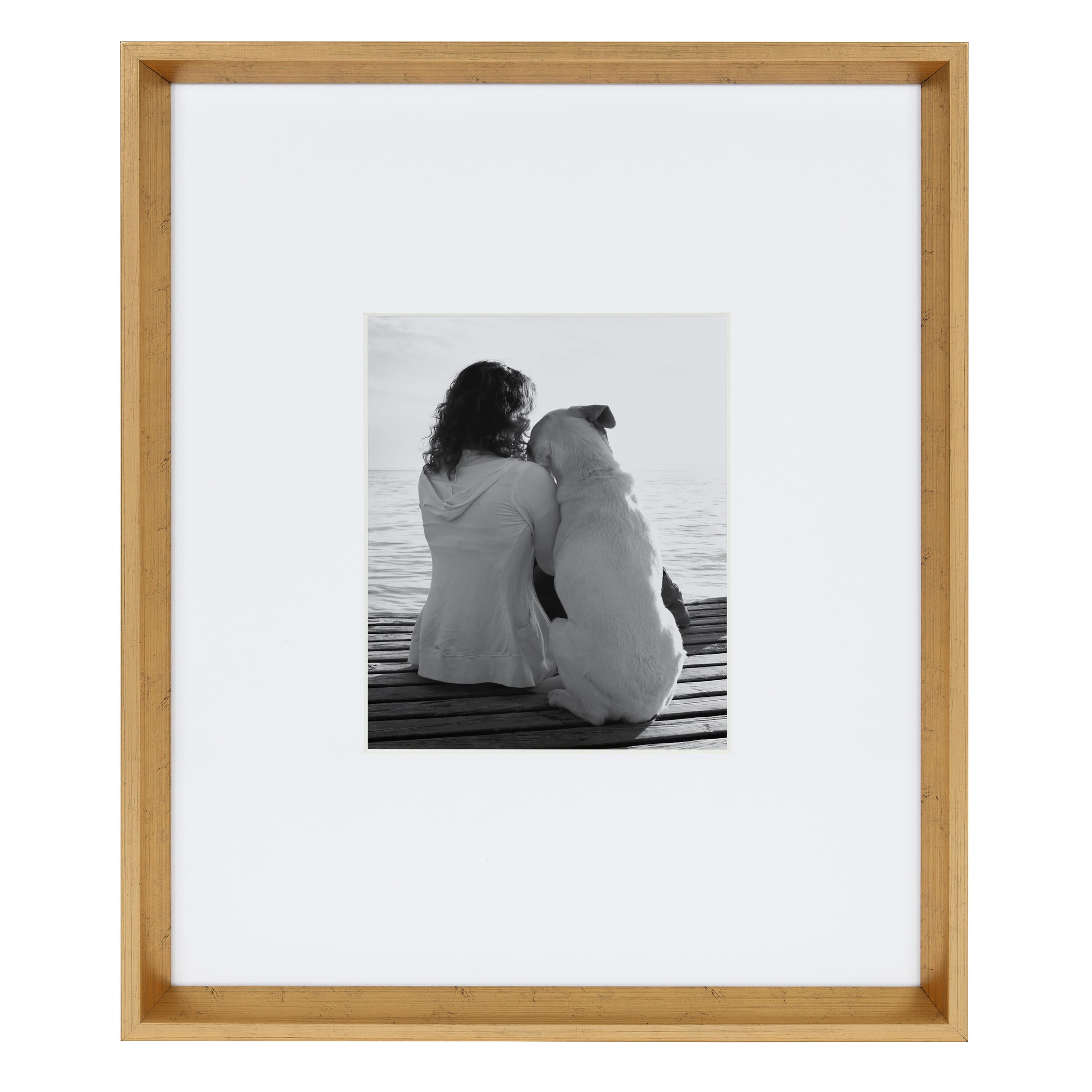 Kate and Laurel 16" x 20" Calter Photo Frames with 8" x 10" Mat, 3ct.
