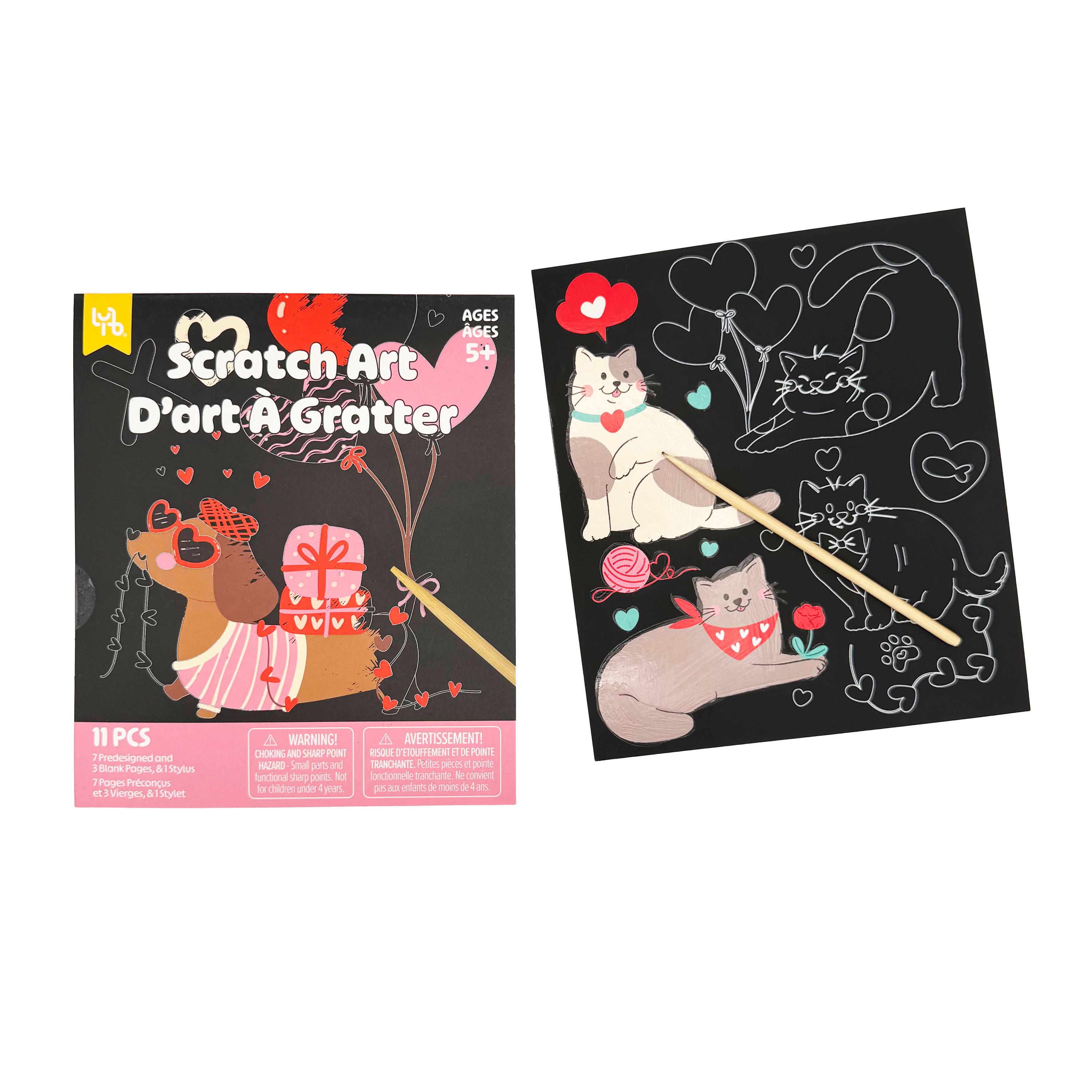 Little Yellow Bicycle® Paris Pet Scratch Art Kit