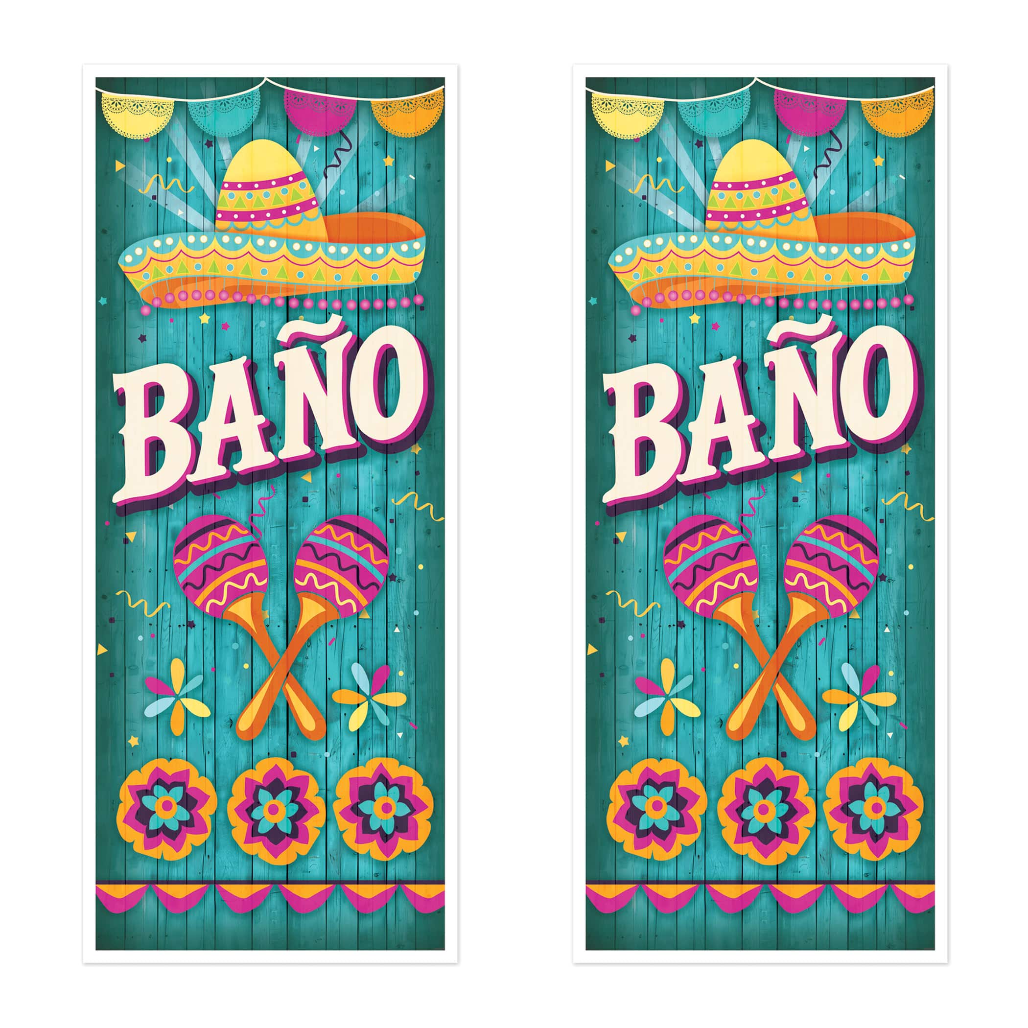 Beistle 6Ft Bano Door Covers, 2ct. | 6 ft | Michaels®