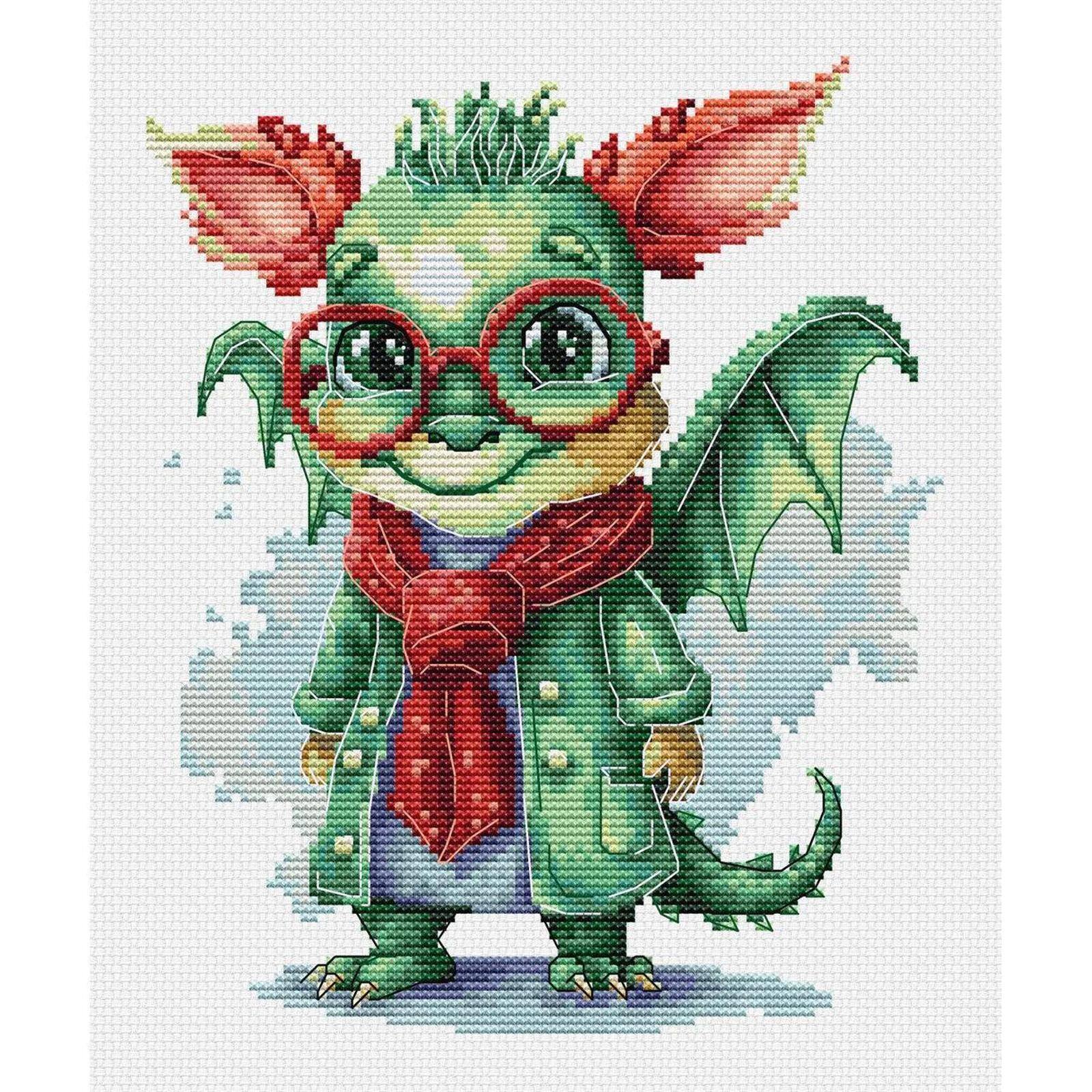 Luca-S The Elegant Dragon Counted Cross Stitch Kit