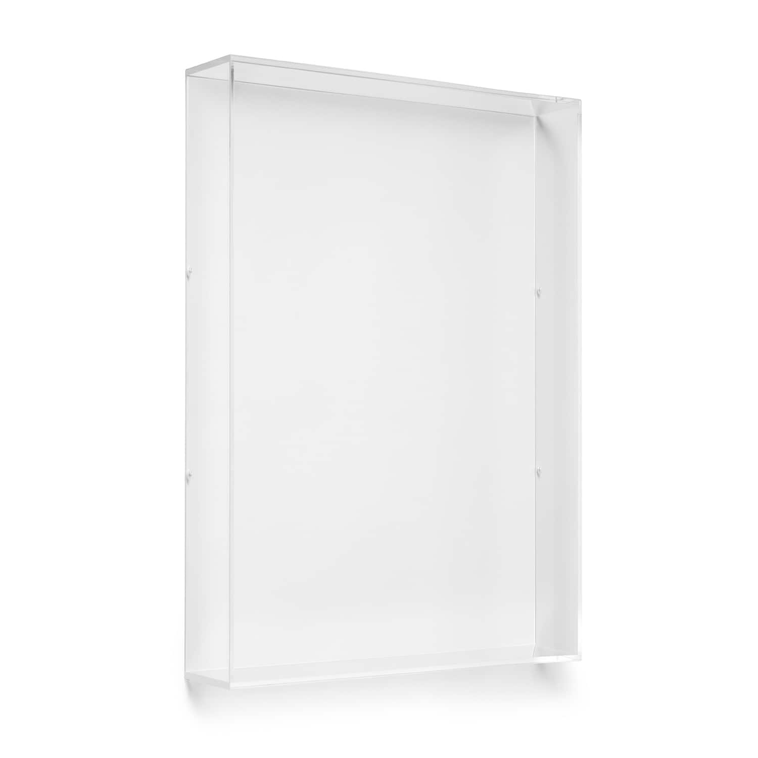 Wexel Art 2" UV Grade Clear Acrylic Backless Shadowbox Lid