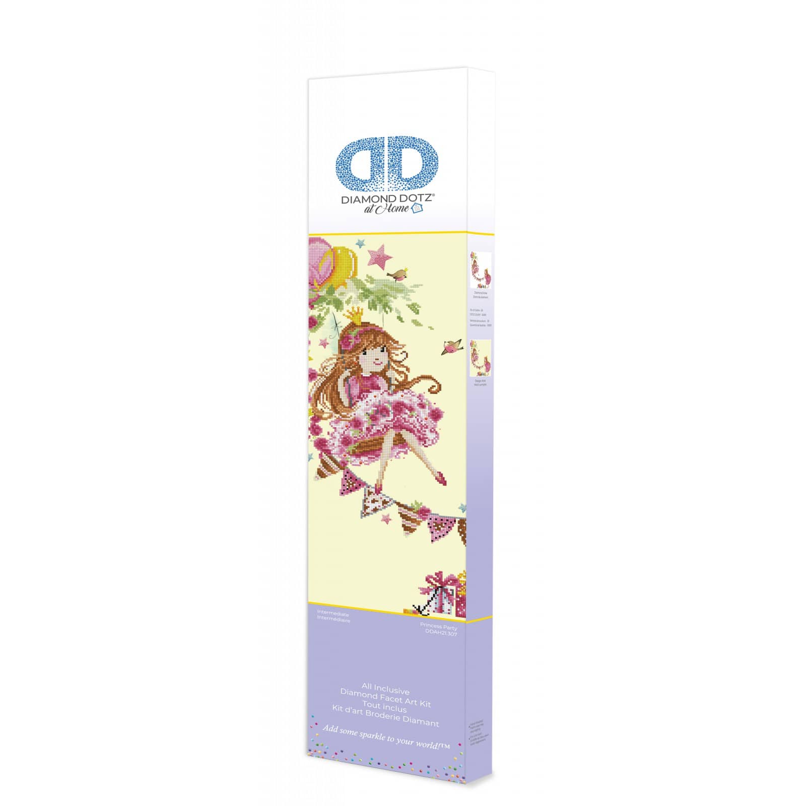 Diamond Dotz® at Home Intermediate Princess Party Diamond Painting Kit