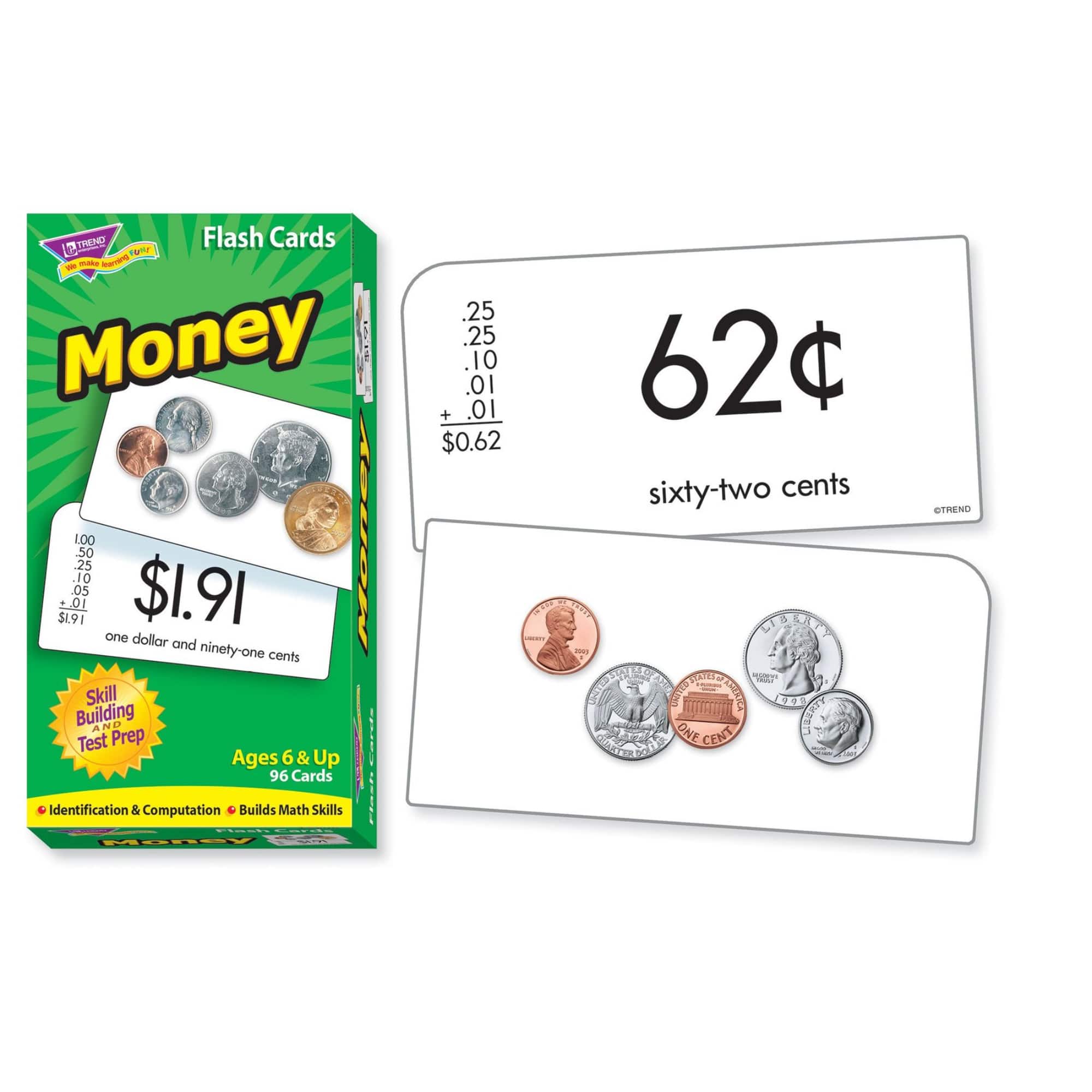 Trend Enterprises® Money Skill Drill Flash Cards