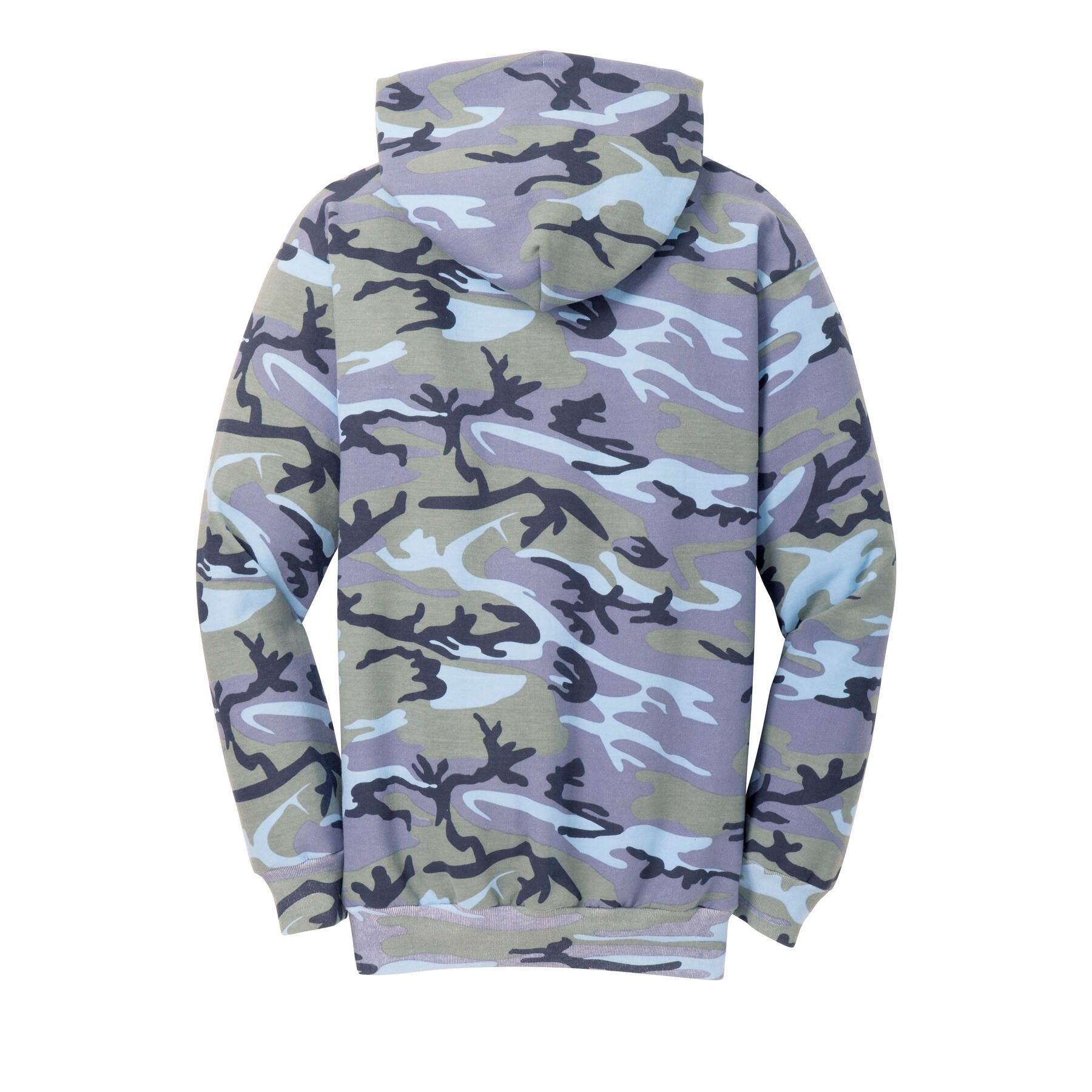Port & Company® Camo Core Fleece Pullover Hooded Sweatshirt