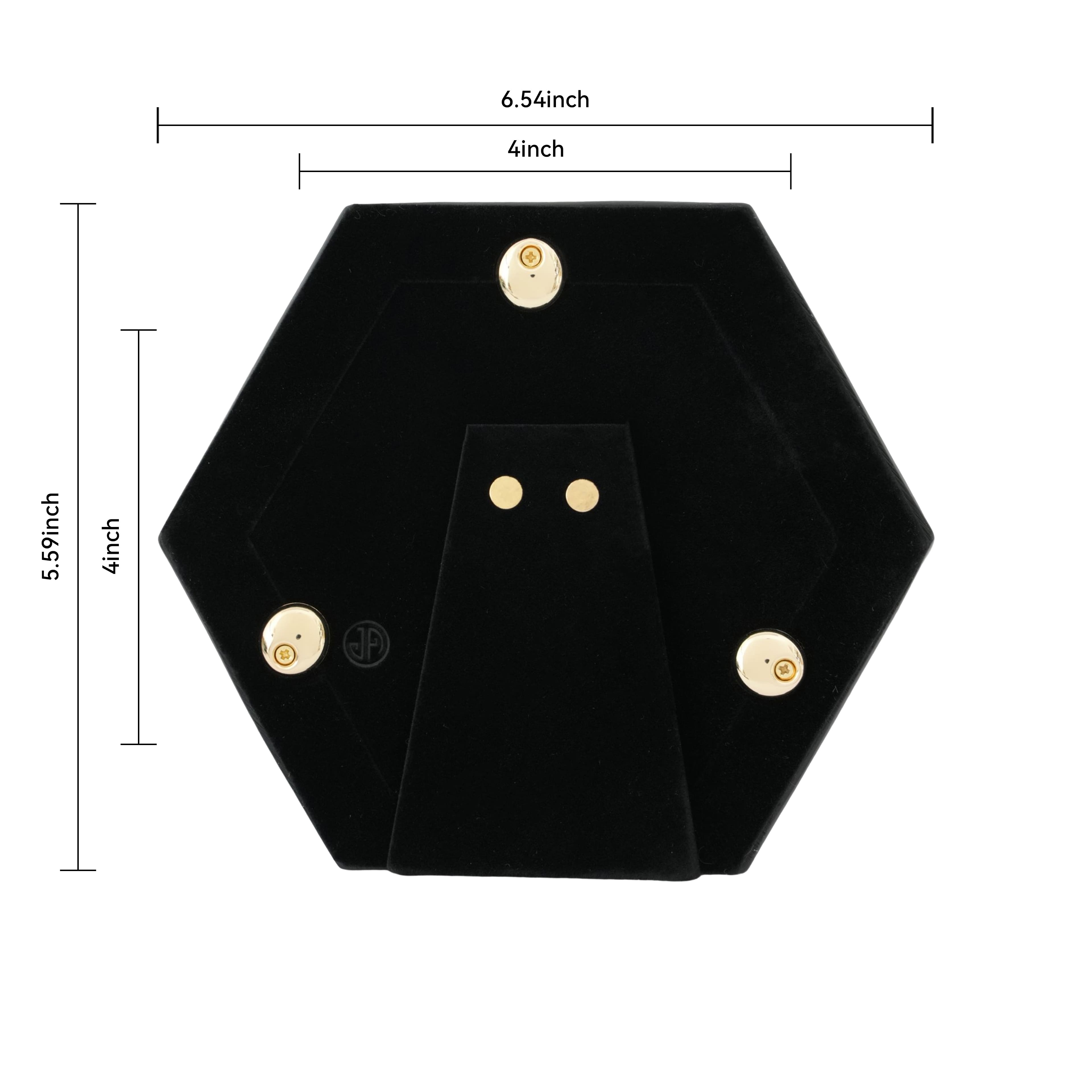 Jonathan Adler x Michaels 4" x 4" Black & White Hexagonal Tabletop Frame