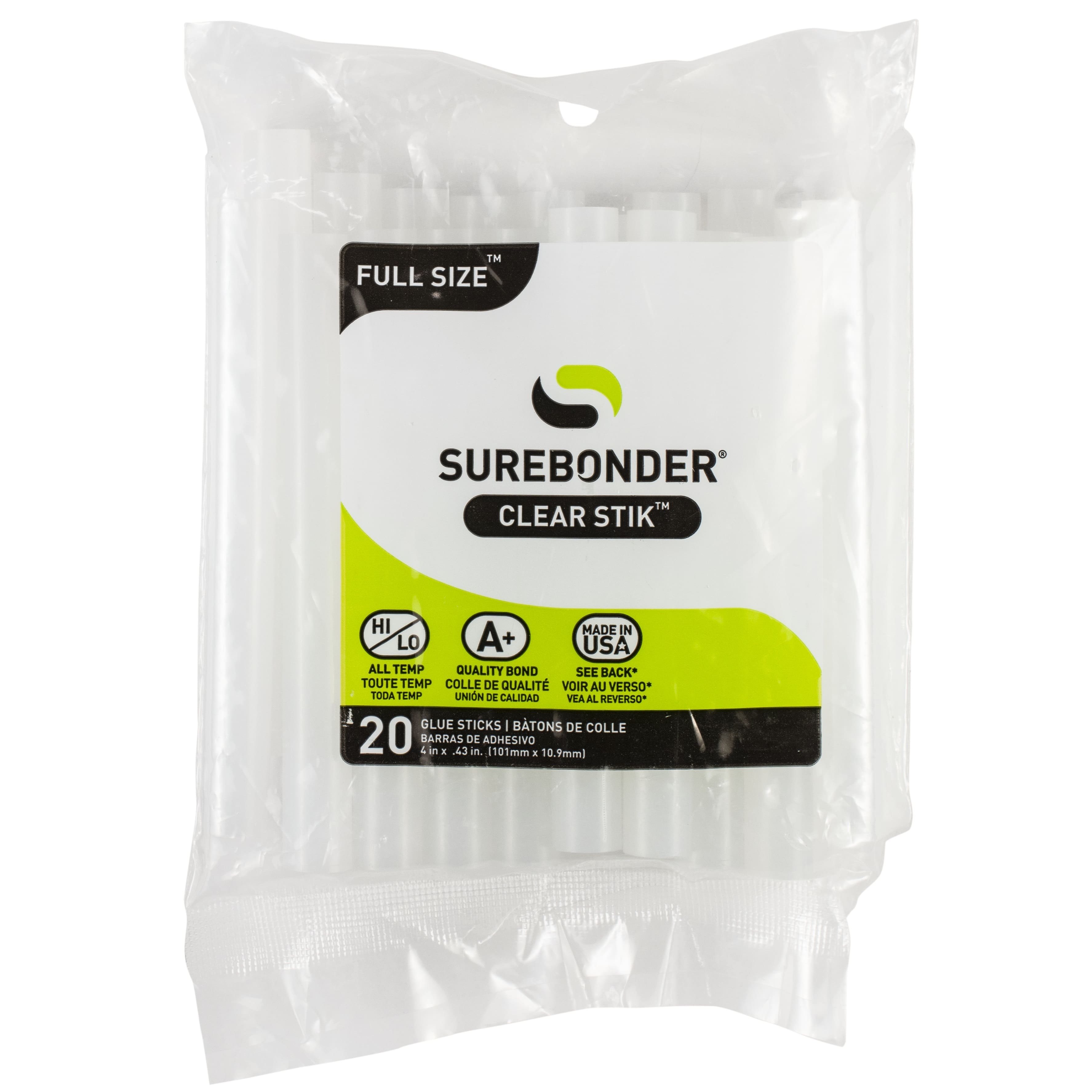 Surebonder® 4" All Purpose Stik Glue Sticks, 20ct.