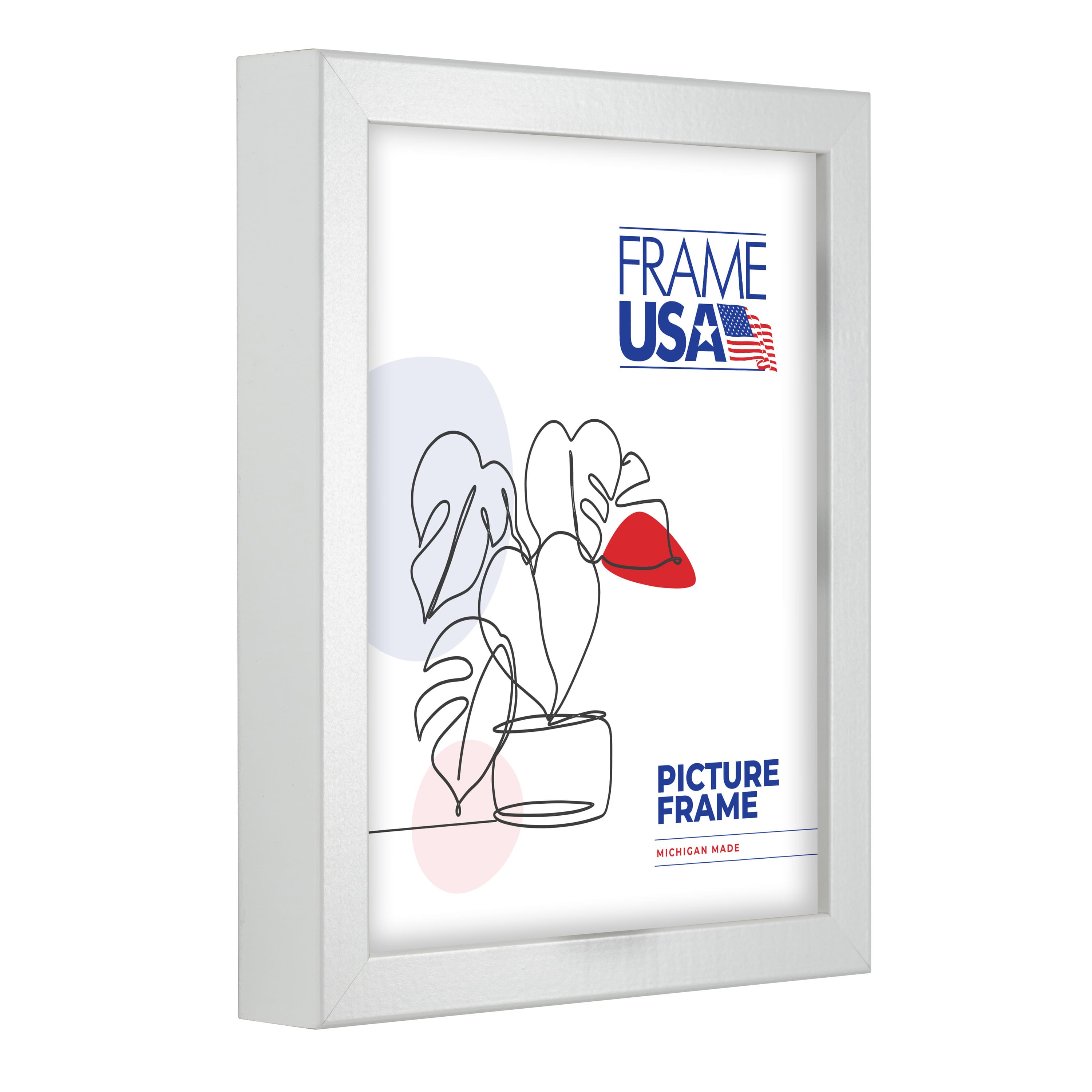 Frame USA TRUE Depth White Single Image Picture Frame