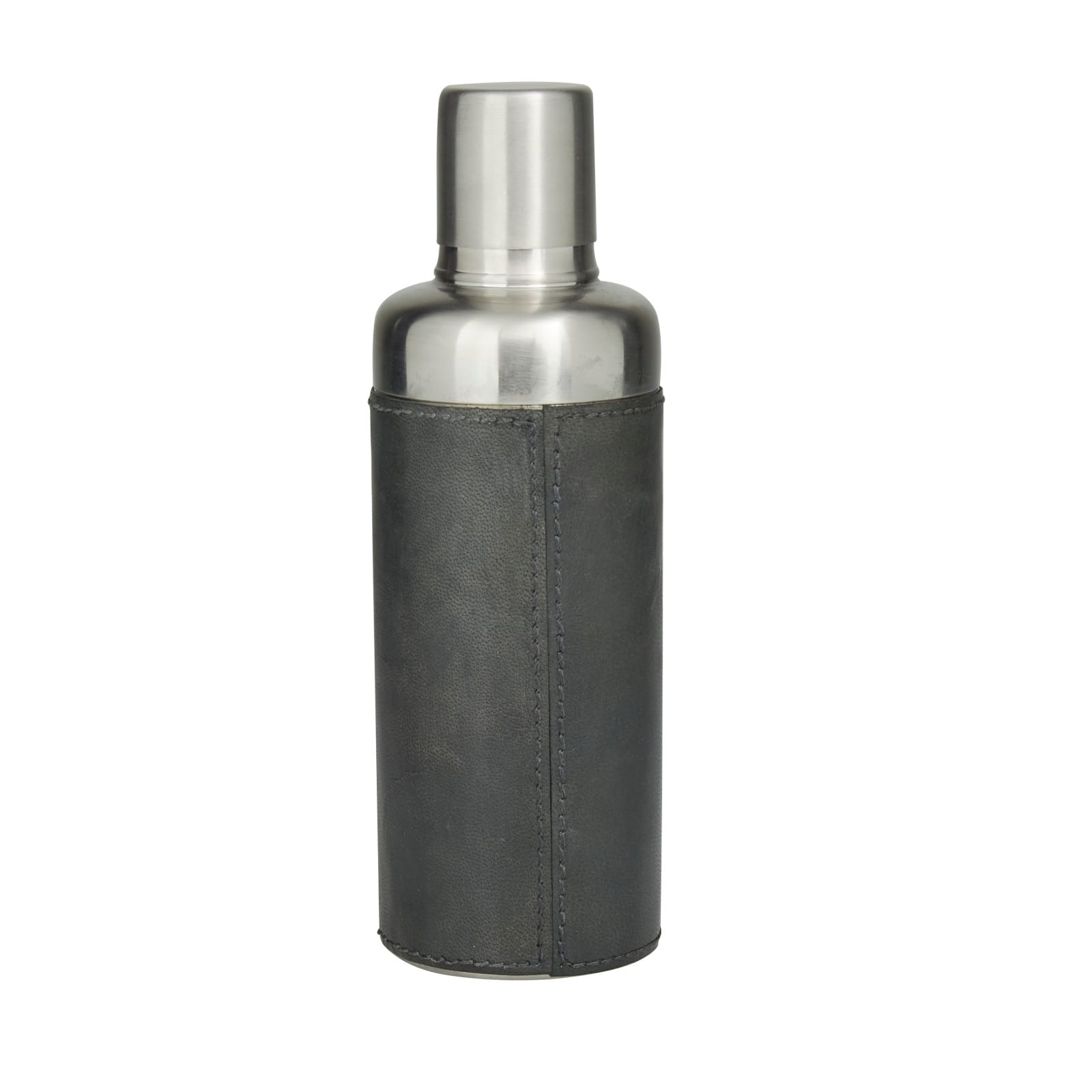 Dark Blue Modern Cocktail Shaker, 3" x 3" x 9"