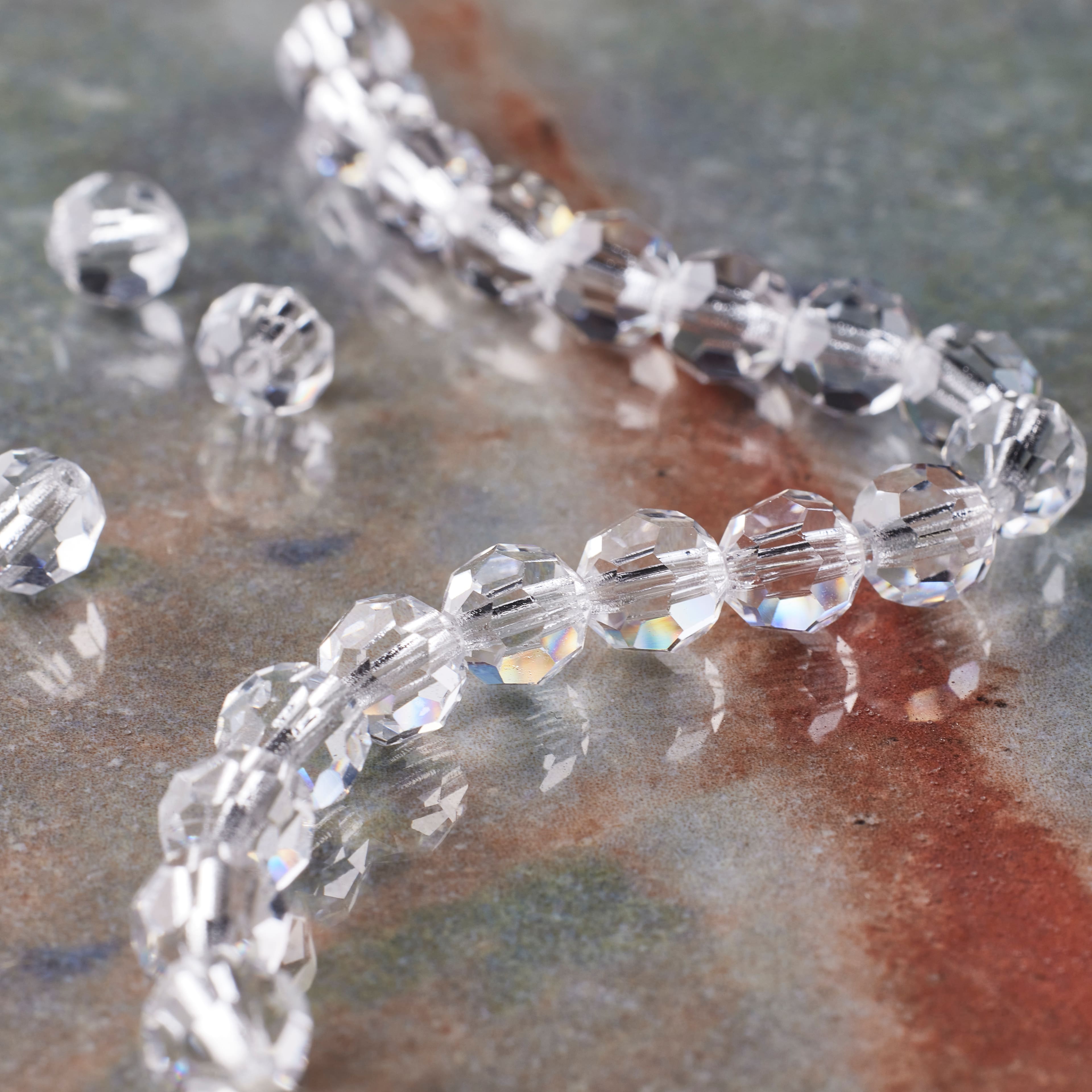 Preciosa Glass Crystal Round Beads, 6mm by Bead Landing™