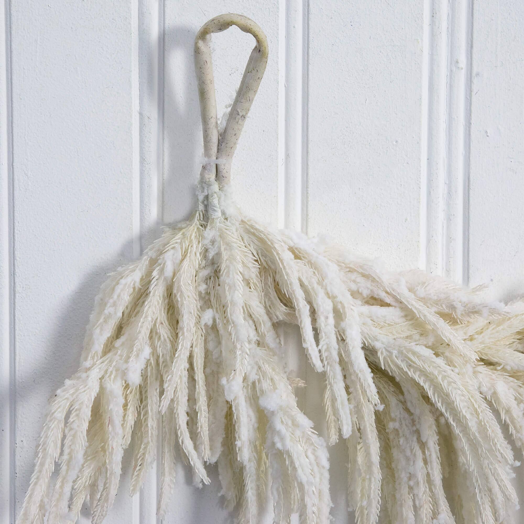 5ft. Artificial Real Touch White Norfolk Island Pine Garland with Natural Look