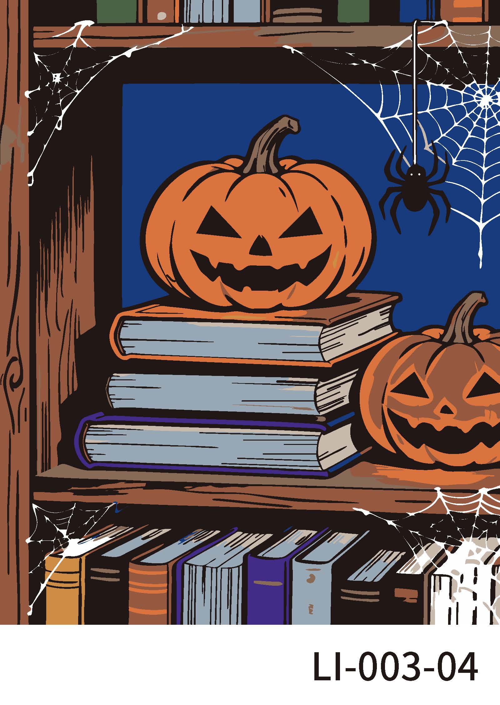 Halloween Library Paint Marker-by-Number Kit by Artist's Loft®