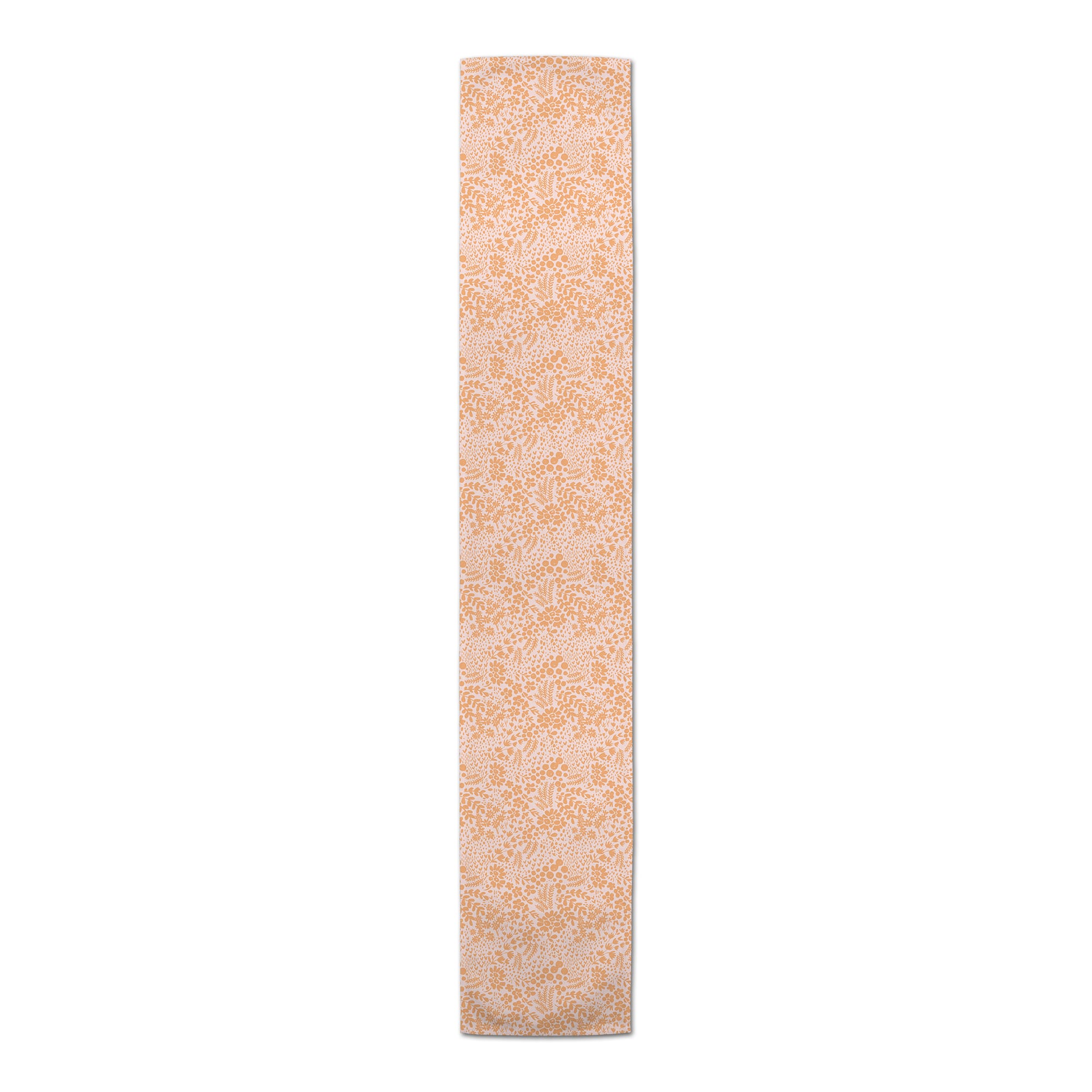 90" Dainty Floral Cotton Twill Table Runner